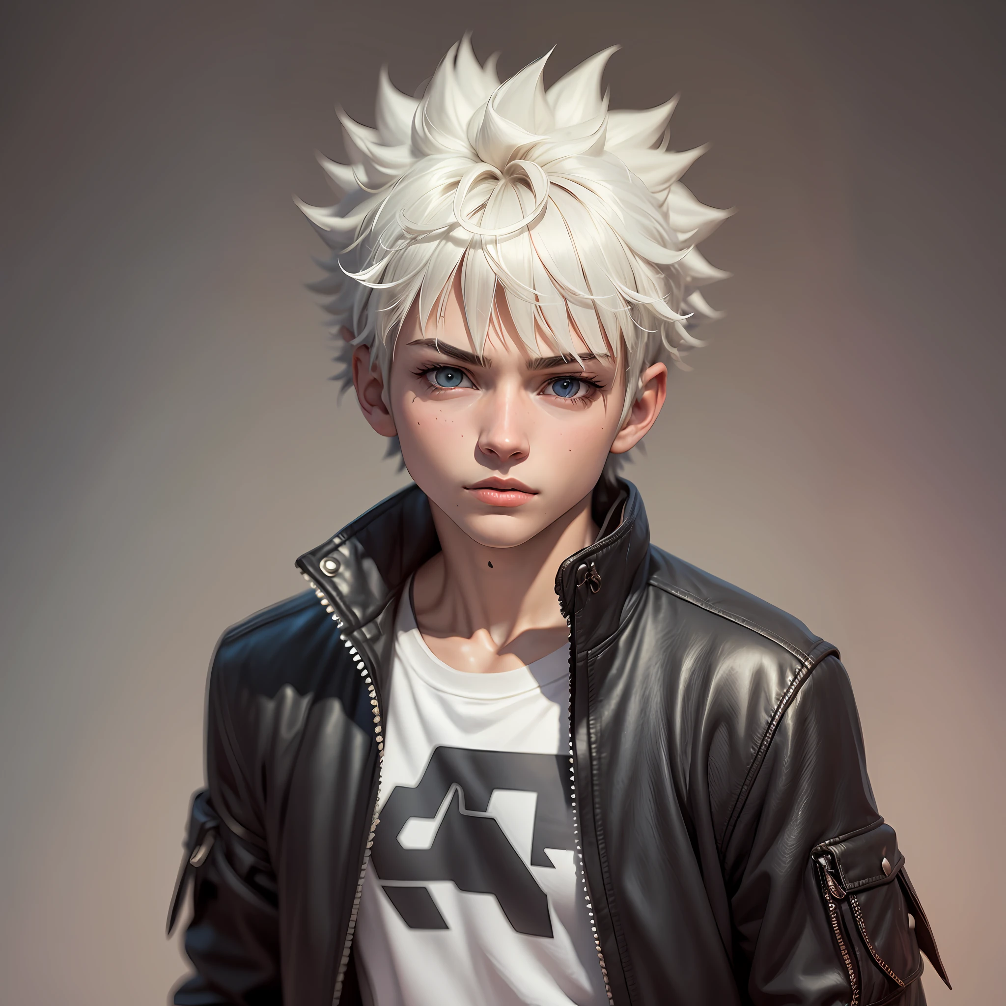 realistic killua character arco nas costas  4k --auto --s2