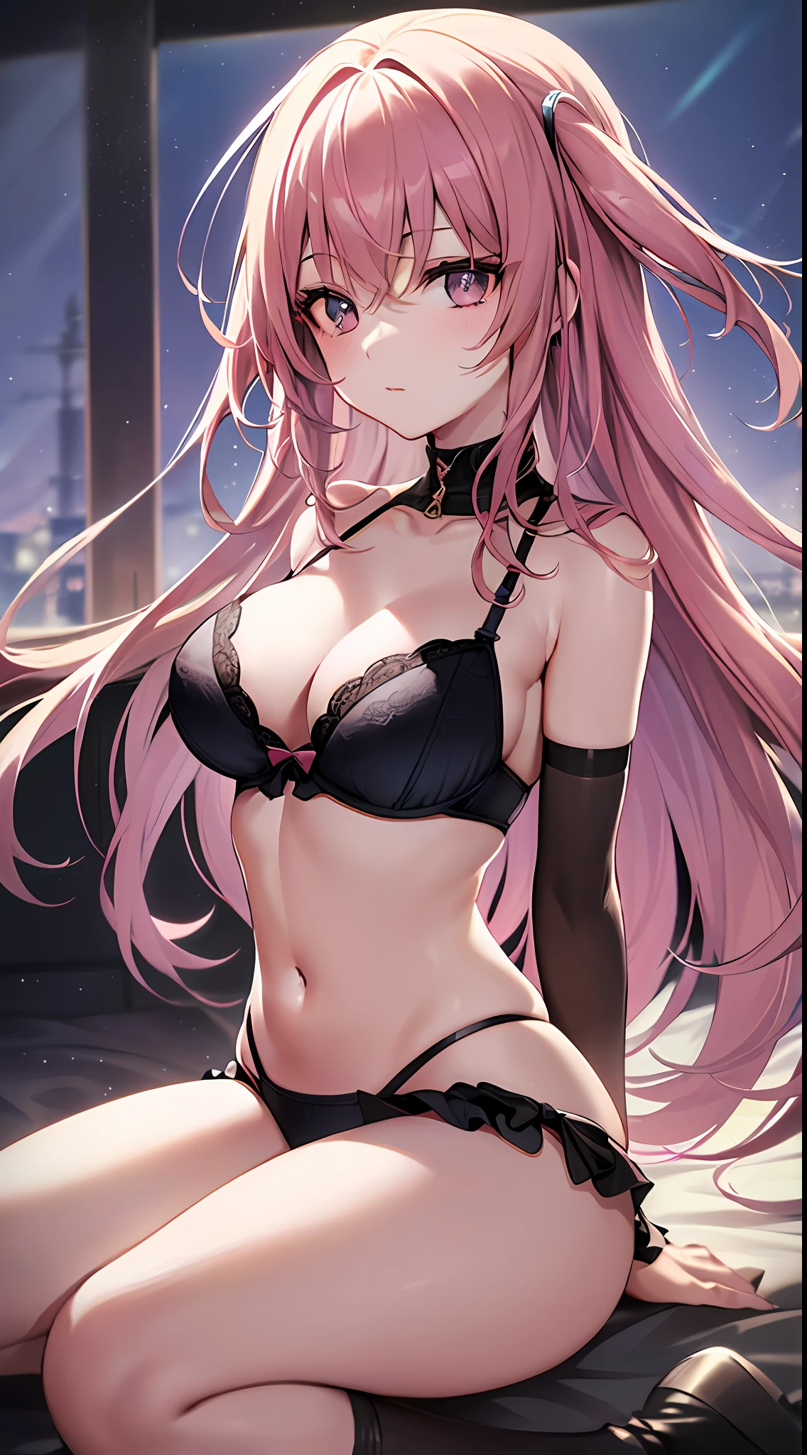hora da maquiagem, stringbikini, soft sofa, tarde da noite, (quarto pastel bonito: 1.3), surpreso,
quebrar
(qualidade superior, Masterpiece, 8k, muito detalhado, beautiful young lady), (1 menina: 1.5), (Loli: 1.3), corar, (programa: 1.2), (Cute Bra: 1.2), (
(cabelo rosa), (sombra dos olhos: 1.1), pele brilhante, (mascara: 1.0), (medium-chested: 1.5), Blake,
(da frente: 1.8), Caudas duplas, (sentado: 1.3), knee tights,
break
Ultra High Resolution, Absurdo, (fundo altamente detalhado: 1.1), Arte Oficial, dramatic  lighting, IQ20000,