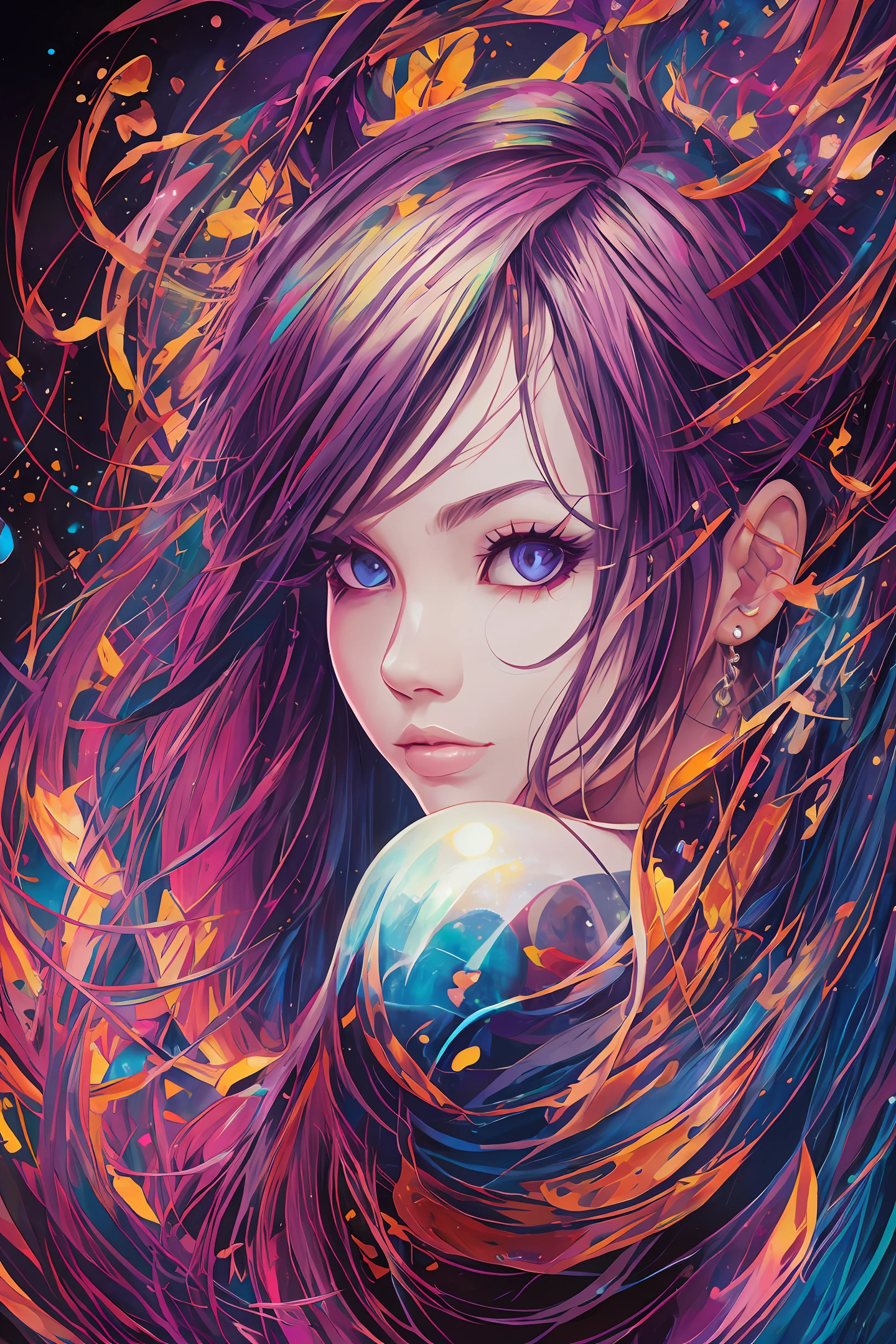 Maximaliset Rococo. Fuga Astral! Splash art, retrato de vietnamita, Vietnamese with indigo red hair, inspirado em StarCraft, epic, arts station, estilo splash de tinta colorida, contorno, hiperdetalhado intricadamente detalhado, fantasia, motor irreal, terrific, detalhes intrincados, tela inicial, cores complementares, arte conceitual de fantasia , 16k resolution, obra-prima deviantart, oild painting, pinceladas pesadas, pingos de tinta, splash arts, ambiente neon, cores suaves, estilo aquarela, filigrana detalhada, rim lighting, magia, surreal, fantasia, ultra, realista, Crystal clear resources, altamente detalhado, sharp-focus, cores suaves, rosto perfeito, olhos perfeitos, perfect fleshy lips, supple female form, vivid, Kinematic, luz de filme, hiper detalhado, hiper realista, obra-prima, atmospheric, alta resolução, vibrante, Dynamic studio lighting, wlop, Glenn Brown , Carne Griffiths, Alex Ross, artgerm e James Jean. holofote, tilt change camera.
Prompt negativo
anatomia ruim, rosto de desenho ruim, corpo de baixa qualidade, corpo de pior qualidade, corpo de desenho ruim, anatomia de desenho ruim, rosto de baixa qualidade, arte ruim, anatomia de baixa qualidade, bad proportions, gross proportions, flores, blurry, olhos vesgos, feio, bizarro , rosto mal desenhado, rosto mal desenhado, poorly drawn hands, membros mal desenhados, dedos mal desenhados, fora de enquadramento, corpo fora de enquadramento, deformado, desfigurado, mutation, mutated hands, membros mutantes. rosto mutante, malformado, membros malformados, dedos extras, toddlers, barn --auto --s2
