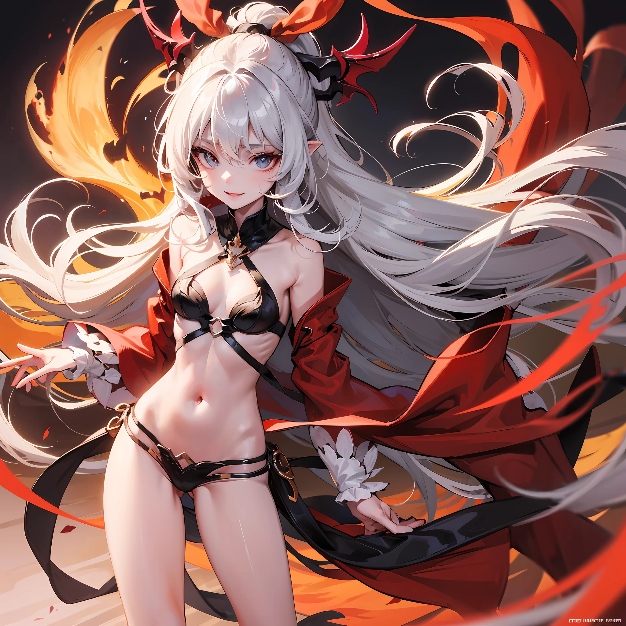 The succubus stood on the edge of a precipice, ses longs cheveux noirs flottant dans le vent. His eyes were deep red and his body was divinely sculpted.. Elle souriait d'un air malicieux, attendant sa prochaine proie. --auto