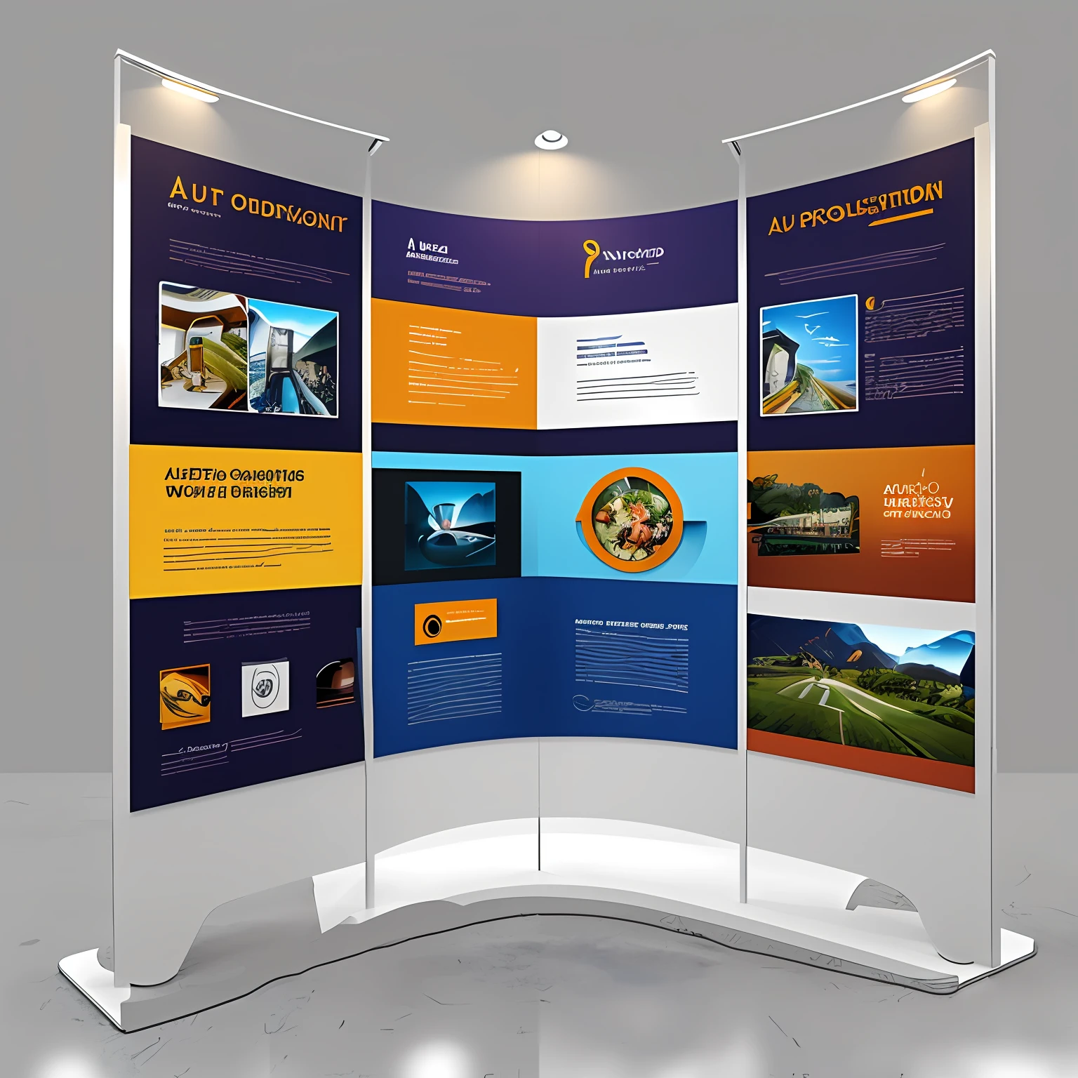 Exhibition panel design --auto