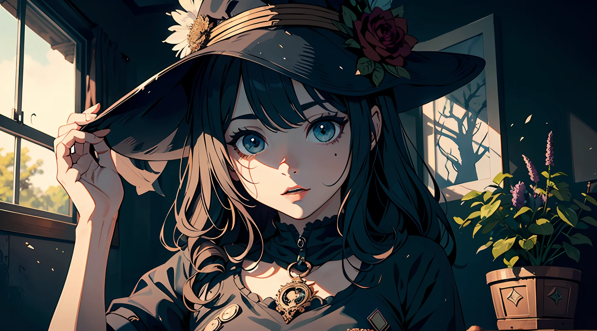 (papel de parede 8k da unidade CG extremamente detalhado, obra-prima, de melhor qualidade, ultra-detalhado), (((solo))), um necromancer poderoso conjurando magia em seu covil sombrio, (upper body), ambiente de terror, horror, (alto detalhes), (detalhes intricado), intricado, altos detalhes incriveis, ambiente altamente detalhado, ilustrador, (obra-prima)