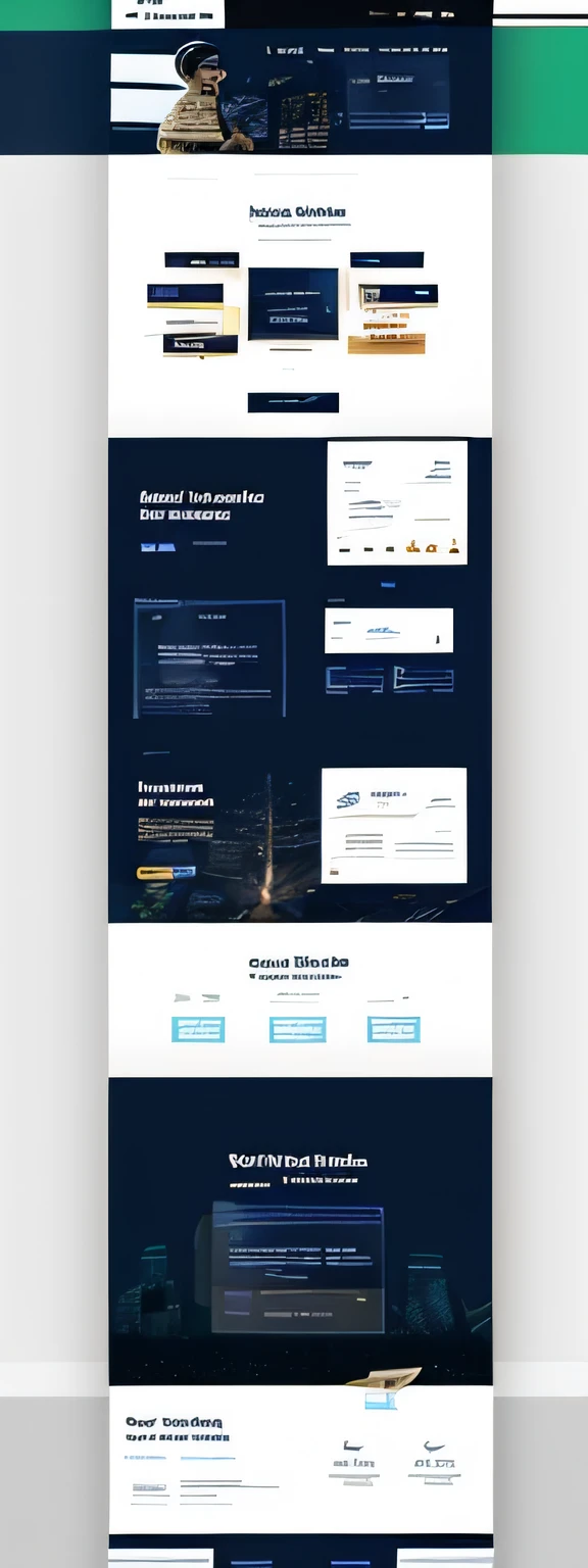 a screenshot of a website with a blue and white theme, wireframes, wireframes, full page, whitespace border, splash page, template, a wireframe diagram, full device, layout frame, whitespace, ux, google design, full page illustration, material design, center view, screencapture, Web design, full view blank background, website screenshot