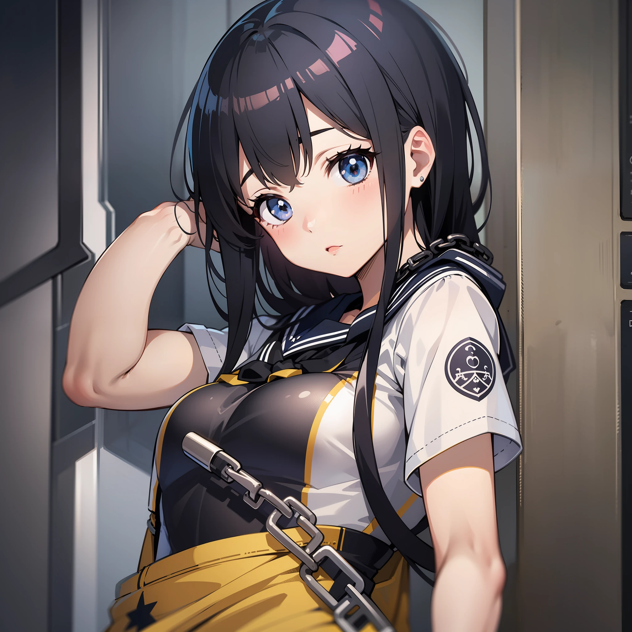A schoolgirl、Backroom business、bounty hunter、Survival knife、Shibuya、ninjas、sailorsuit、chain mail、