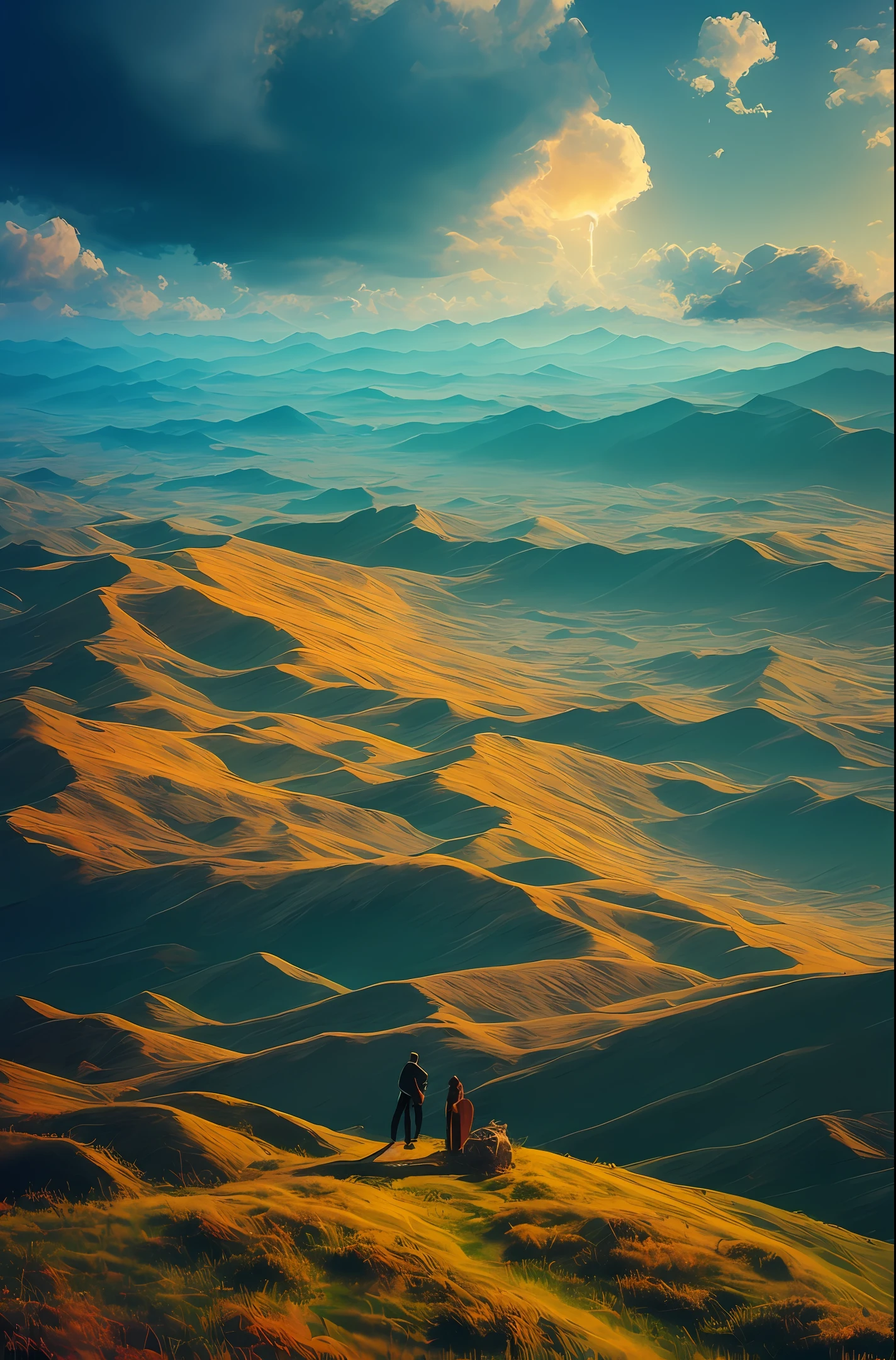 Surrealism, Impressionism, cinematic lighting, 4K crie uma imagem com essa frase por cima:
Sometimes it would only take an ounce of certainty for us to act, but we complicate a lot!!