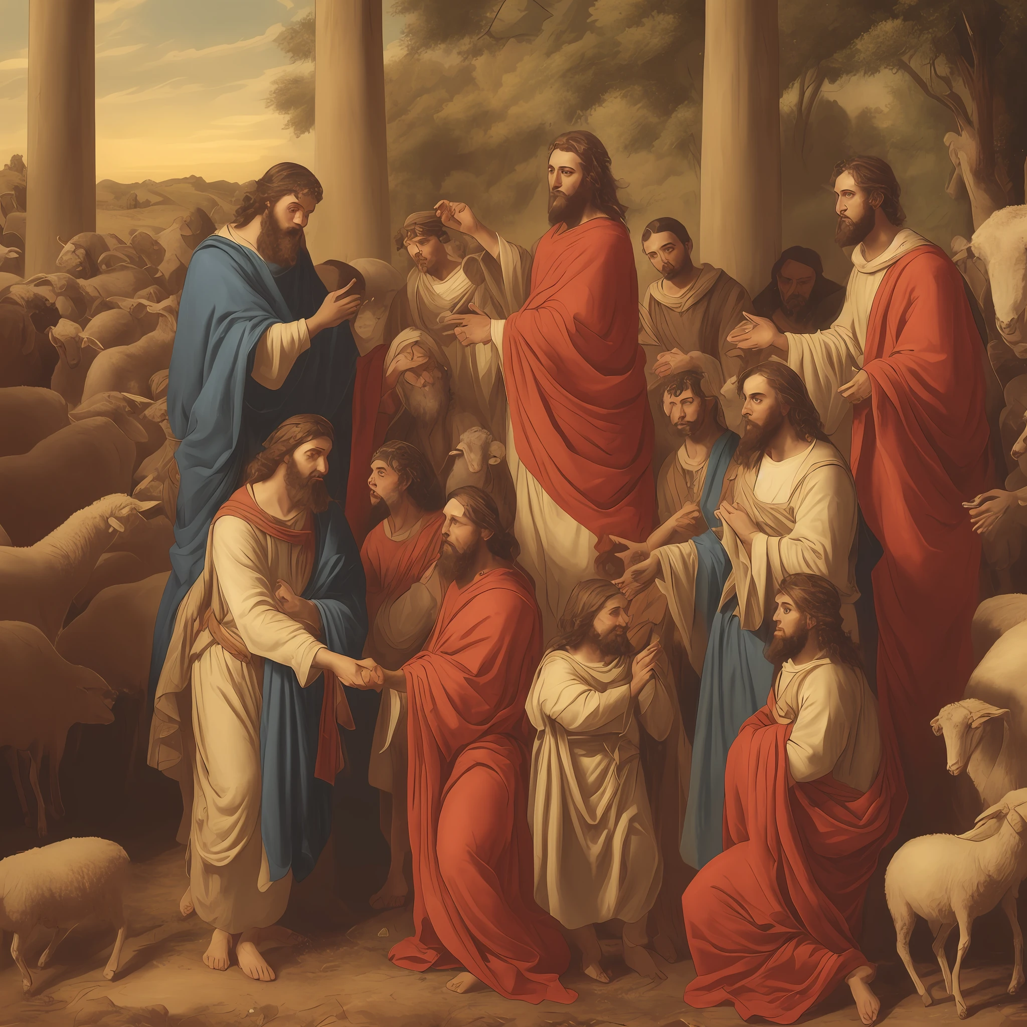 Havia uma vez um jovem chamado Davi. He was a shepherd of sheep and had a very strong faith in God. Um dia, the prophet Samuel came to visit his family and God sent him to anoint David as the next king of Israel. --auto