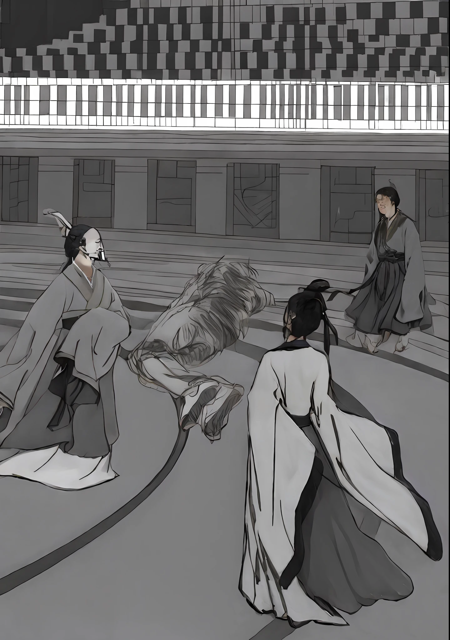 Four people