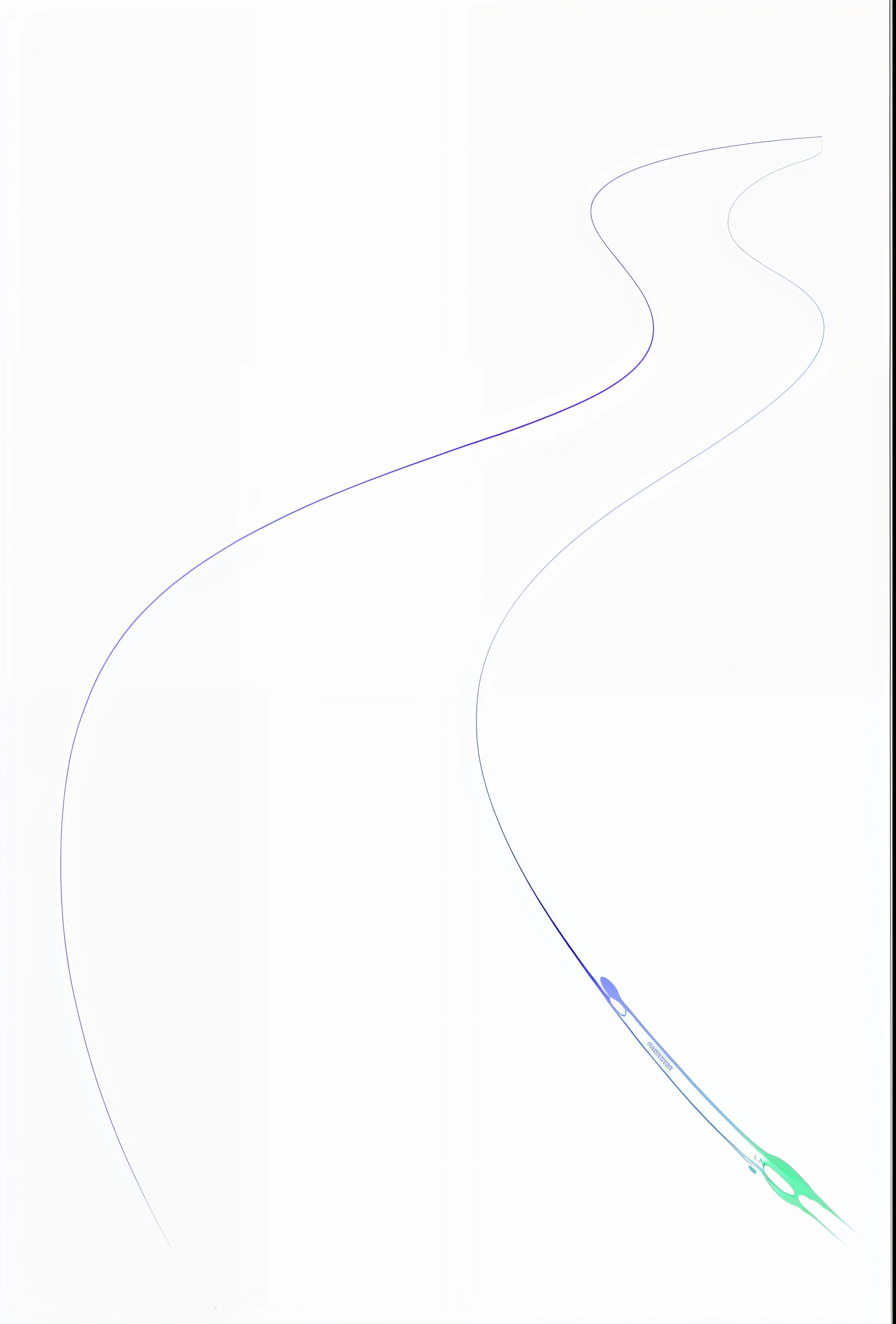 Render the area between the two lines,Deep sea violet-blue,rose red,Fluorescent green --auto