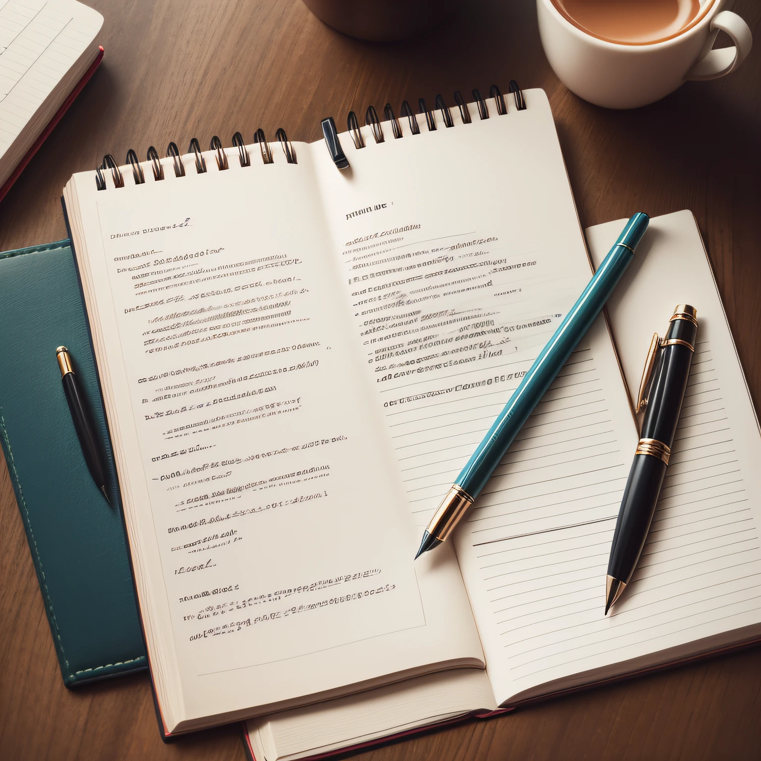 Pen and notebook --auto
