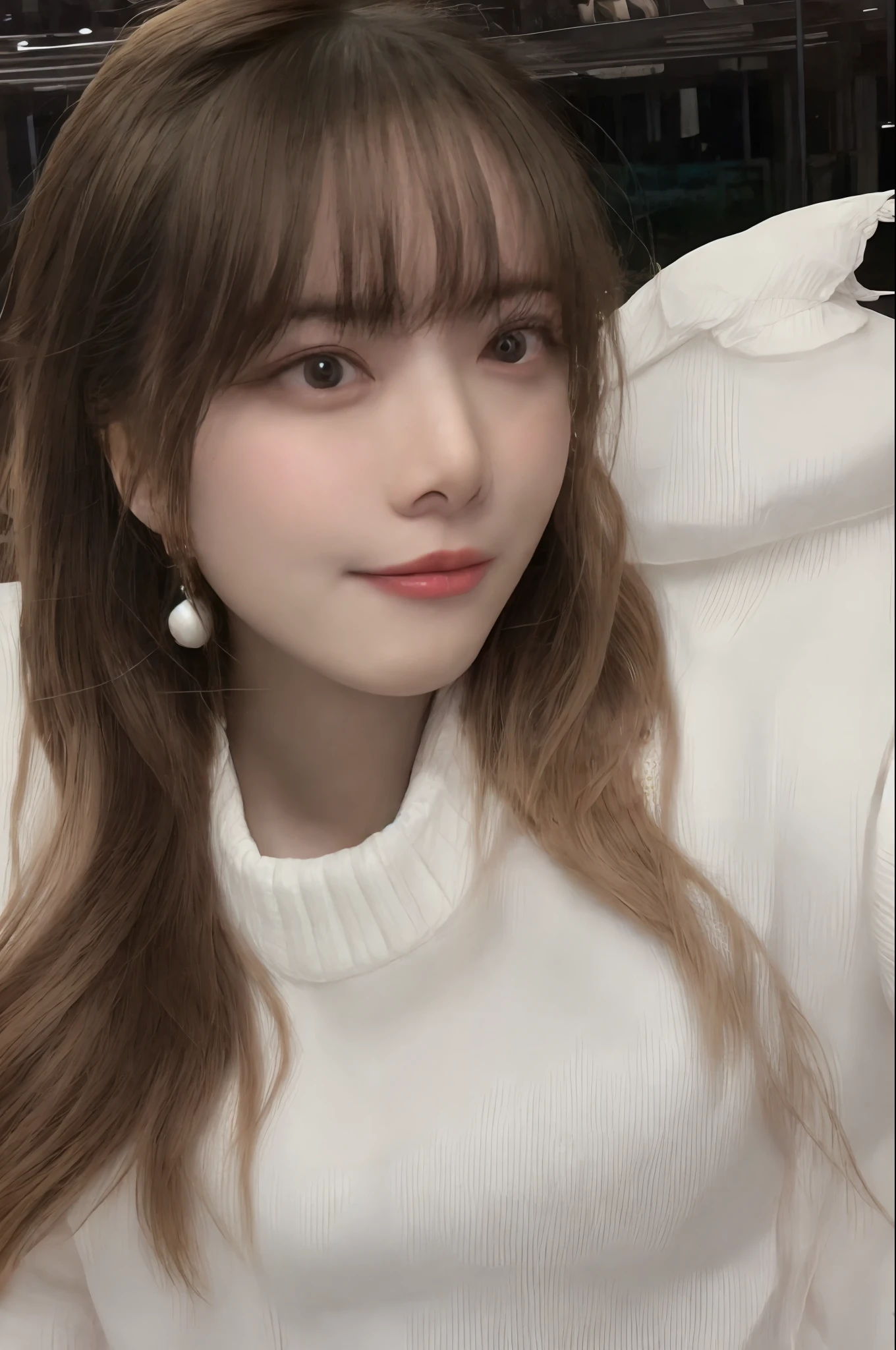 random pose, mix4, (8k, RAW photo, best quality, masterpiece: 1.45), (realistic, photorealistic: 1.37), one girl, cute, cityscape, night, rain, wet, professional lighting, photons mapping, radiosity, physically based rendering, gradient black hair, gray hair, short curly hair, handsome, girl, Deep V-neckline slip dress, top quality photo, high res, 1080p, (clear face), (detailed face description), (detailed hand description), (masterpiece), (exquisite CG), extreme light and shadow, disheveled hair, master work, rich details, (fine facial features), (highest quality photo), (masterpiece), (detailed eyes), look in front of you eyes, fine clavicle, ((large breasts)),