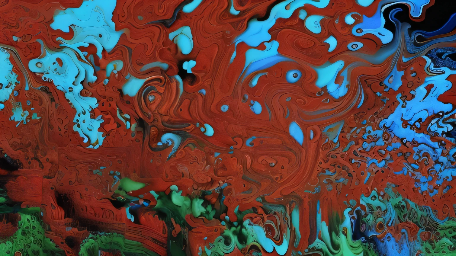 there is a picture of a red and blue abstract painting, abstract digital art, the brittle. digital painting, red fluid, weird abstract, very abstract, digital art”, digital art ”, the nonlinear. digital painting, highly abstract, digital art extreme detail, azure and red tones, digital art. colorful comic, vibrant digital art, abstract painting. 8k