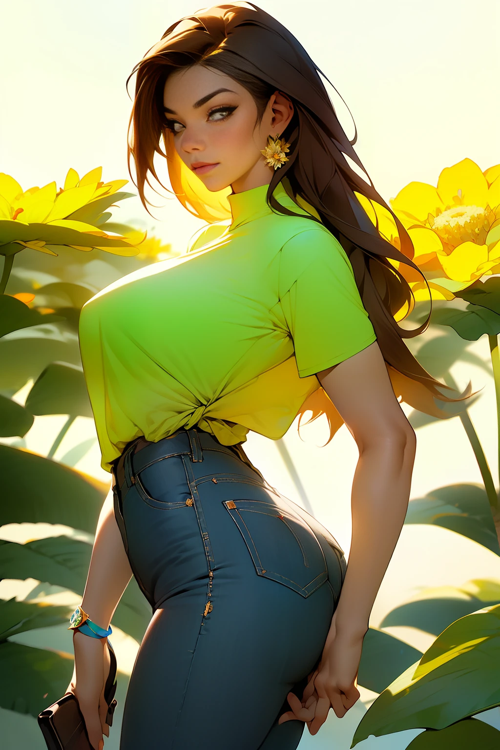 (same command prompt for several different scenes), mulher linda , longos cabelos ,::((melhor qualidade)),: sweet Spring, Summer, fruitful Autumn, and frosty Winter ((obra-prima)), (muito detalhado:1.3)(Masterpiece:1.2, melhor qualidade), (finamente detalhados belos olhos: 1.2), (Masterpiece:1.2, melhor qualidade), (belos olhos finamente detalhados: 1.2),(Masterpiece:1.2, melhor qualidade), (belos olhos finamente detalhados: 1.2), ((1girl ashley alexiss mulher muito bonita peito grande )), ((somente)), (Olhos finamente detalhados e rosto detalhado:1.3),), (com jeans e uma camiseta ou vestido branco:1.3), (fundo bonito e claro:1.2), (CG extremamente detalhado, ultra-detalhado, melhor sombra:1.1), ((profundidade de campo)), ((Aquarela)), seios grandes, flowers and petals, beautiful concept illustration , (fundo branco:0.5), (illustration :1.1), (extremamente fino e belo:1.1), (detalhes perfeitos: 1.1), obra-prima, alta qualidade, Altas, aprimoramento de detalhes, 8k