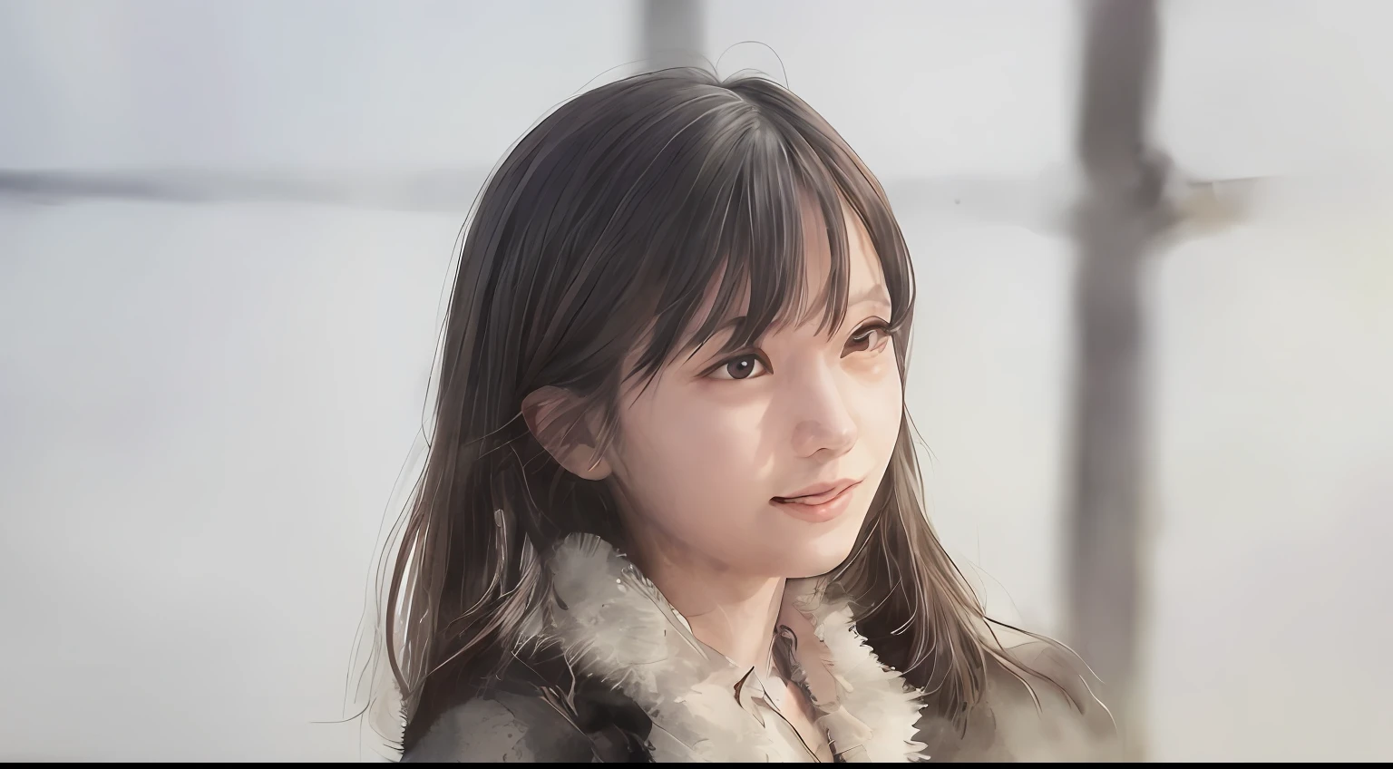 A masterpice、Realstic:1.4)、(Very Complex:1.2)、(Haut du corps:1.2)、(from front view:1.3)、Camisole-wearing、length hair、boob、looking at the viewers、The expression is a smile、Japan people about 20 years old with a small face of about 158 cm、Fashionable makeup、An idol-like face that looks younger than her age、tilt of the head、Whole human body、1girls、独奏、ultra-high-resolution、8K UHD、flawless anatomy、Exquisitely detailed skin、Best Shadows、 delicate、high-re