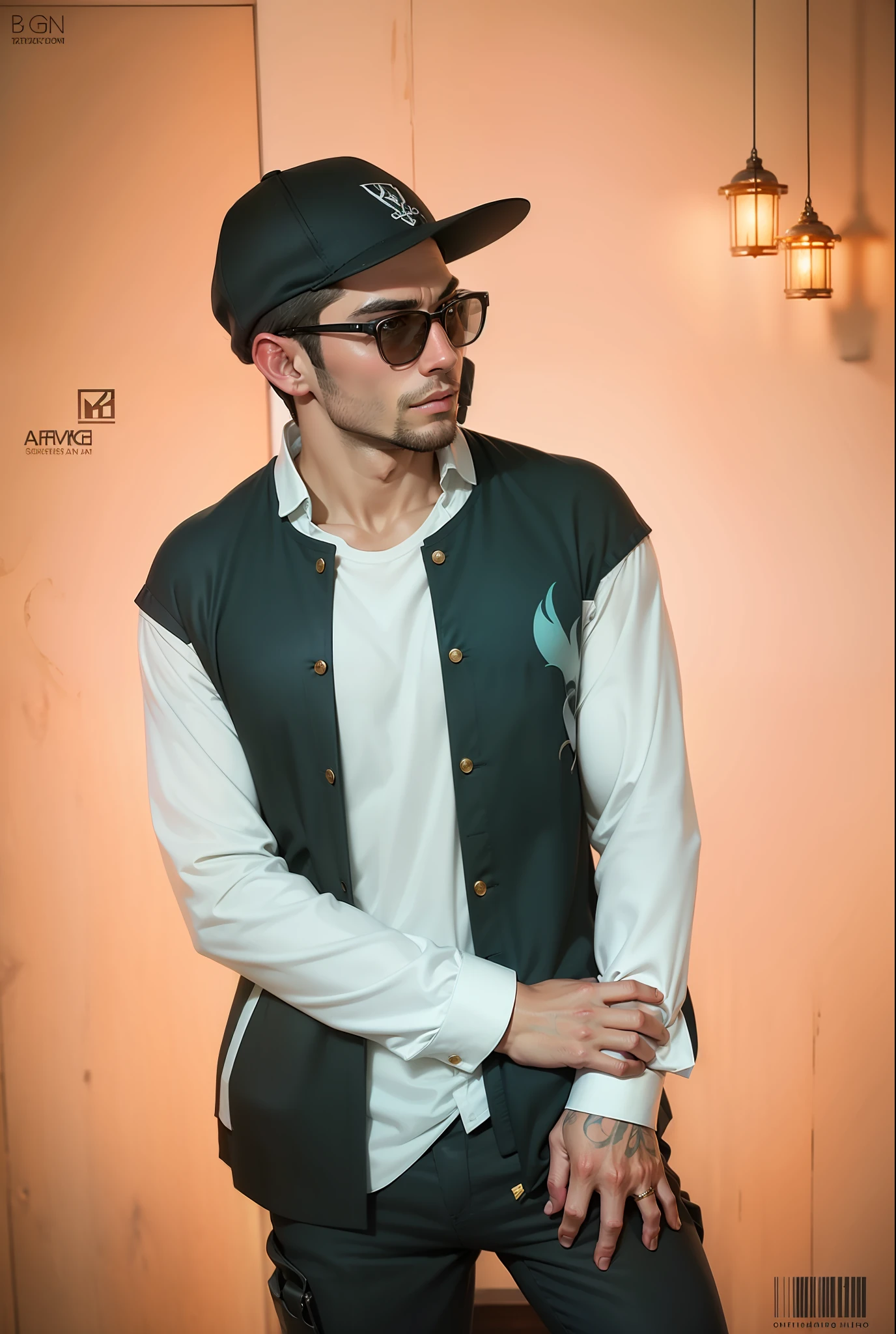 Realistic Handsome man Full body sexy