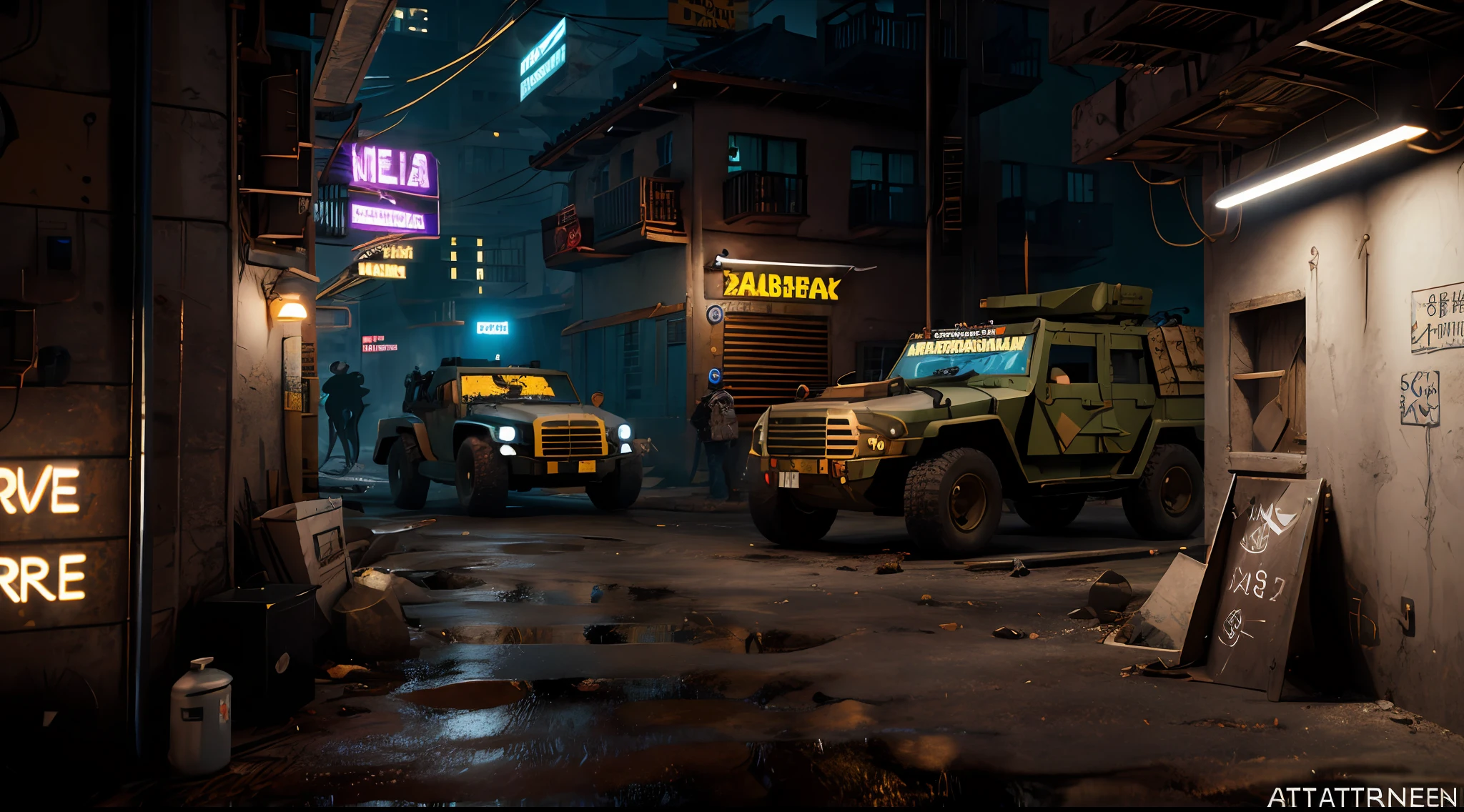 obra-prima, Army Soldiers, Tanques, dia em uma cidade cyberpunk bustling with neon signs, noite, lotado de pessoas, aesthetic cyberpunk, Very detailed lighting, Dramatic, trending digital art in Artstation 8k HD realistic detailed high definition, detalhado, textura da pele, hiper detalhado, textura de pele realista, armadura, melhor qualidade, Ultra alto nada, (fotorrealista: 1.4), alta resolução, detalhado, foto crua, sharp re, por Lee Jeffries Nikon D850 Film Fotografia de Stock 4 Kodak Portra 400 Camera F1.6 lens rich colors hyper realistic texture dramatic lighting unrealengine trend in artstation cinestill 800