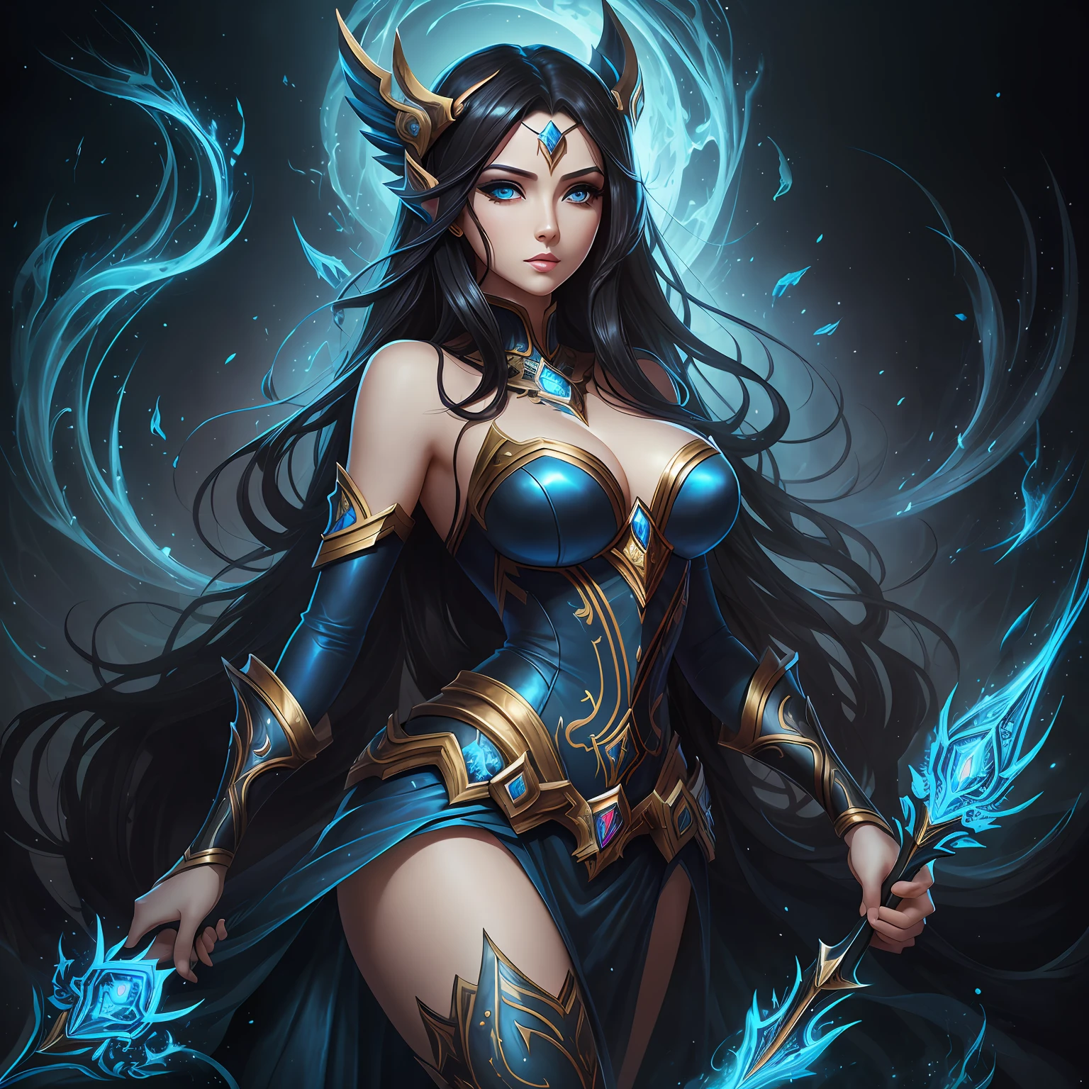 an immaculate render of a dancing, Irelia from league of legends adorned with leaves and cables and bird wings, dancing in a temple surrounded by wild mandalas and incense smoke, full body, perfect face, powerful, cinematic, beautifully lit, by artgerm, by karol bak, by android jones, 3 d, trending on artstation, octane render, --auto