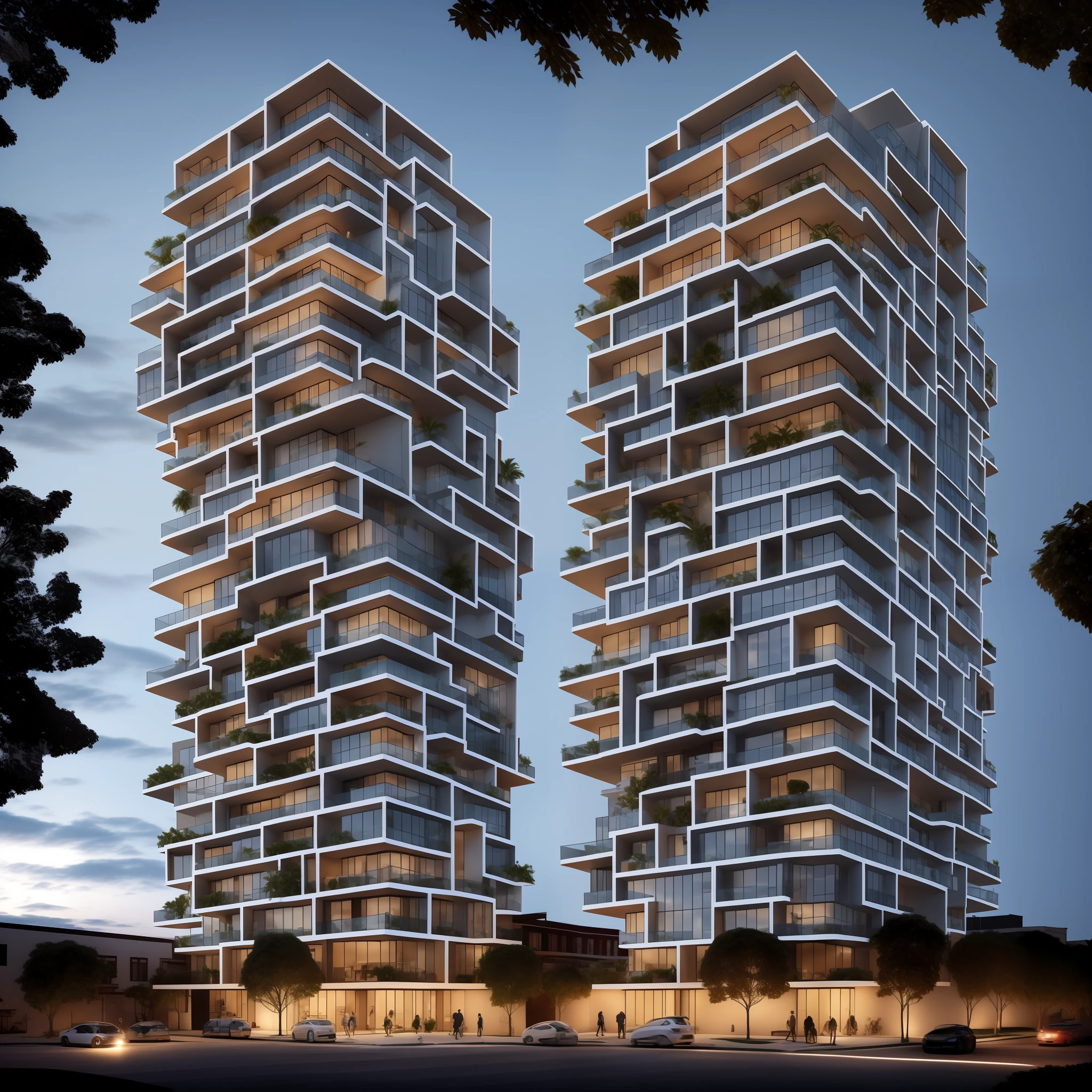obra-prima, melhor qualidade, mabuilding, carro, motor vehicle, ground vehicle, tree, Ao ar livre, estrada, scenecy, construction, heaven, rua, lamppost, sem humanos, real world location, faixa de pedestres, dia, cidade, janela, blue skies, lights, raios do sol, luz volumetrica, photo