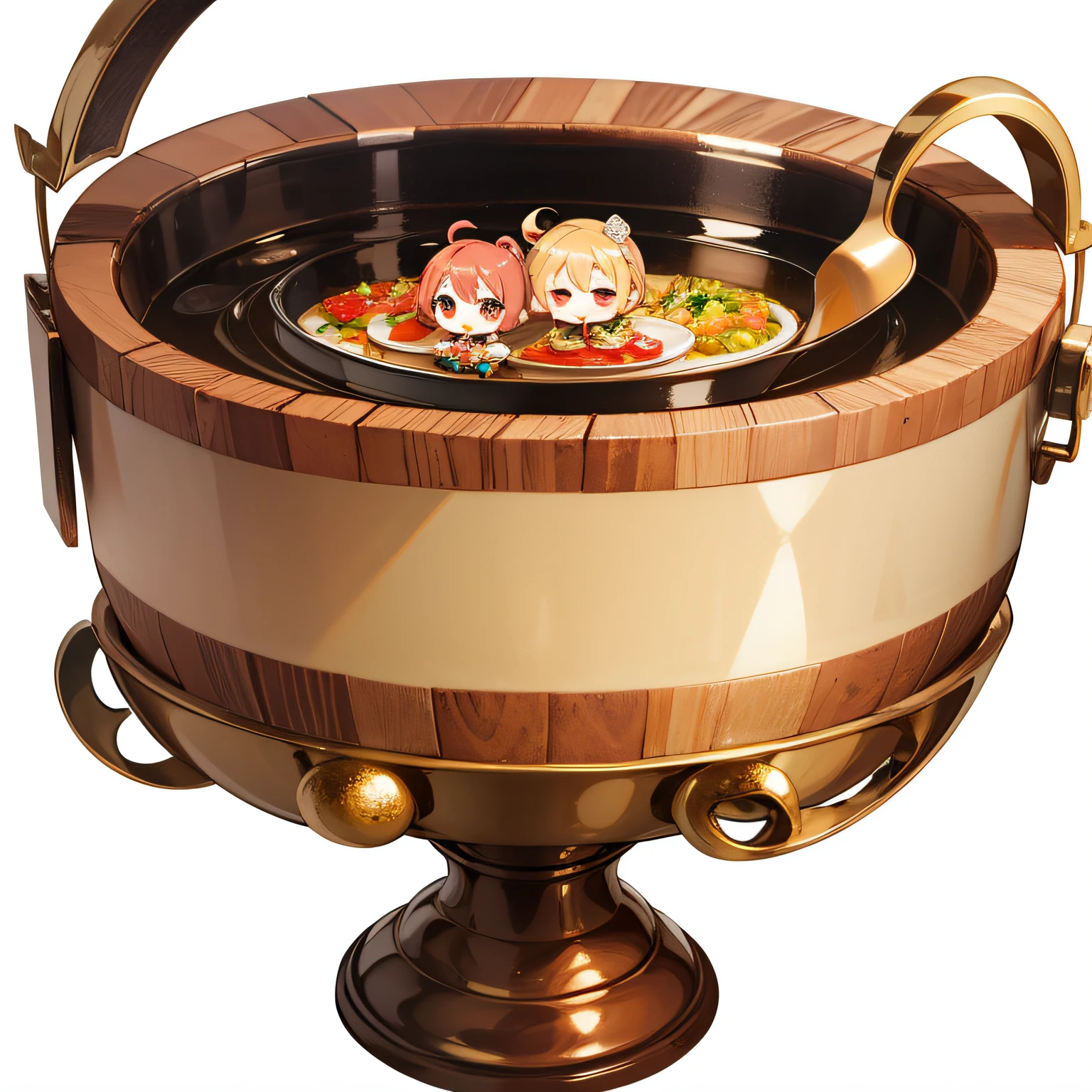 [(white background:1.4)::5],(chibi:1.3),bottle bottom,lampstand,pedestal,platform,(fine food:1.8)