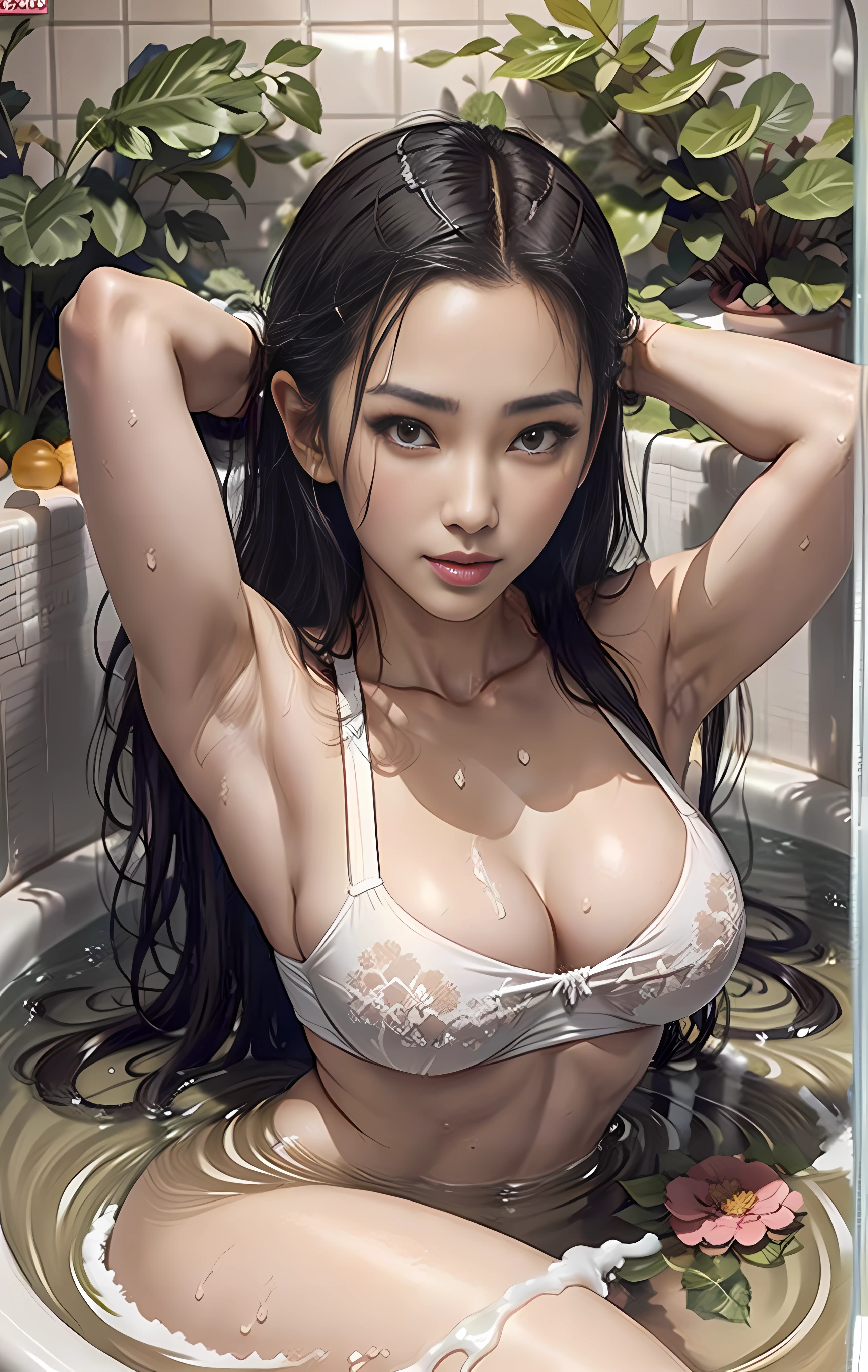 Asian woman covered in foam immersed in bathtub,Drowning in the breasts,The breasts float on the water,Beautiful Korean Woman,((:1.6)),gorgeous chinese models,japanese model,gorgeous korean young woman,Beautiful Asian Girls,Beautiful Korean young woman,Korean girls,bathtub,((cleavage of the breast:6)),(((very soft breasts,extremely giant breasts)),(Vaginal discharge from flowing water spurting),Both legs are spread,Asian character,Japan goddess,beautiful asian woman,korean woman,Sexy girl,Bubble bath, Young and sexy gravure idol,young and cute girl,Provoked,heat