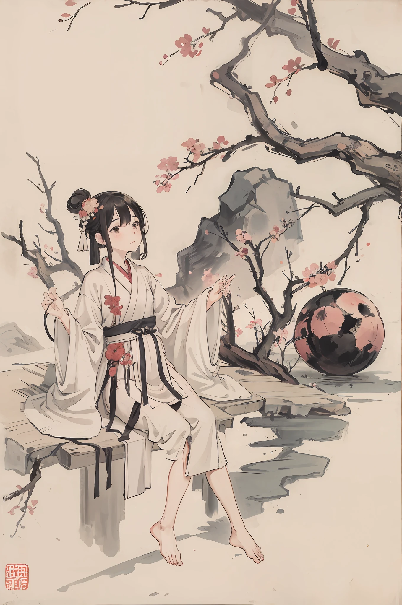 Hanfu skirt pants