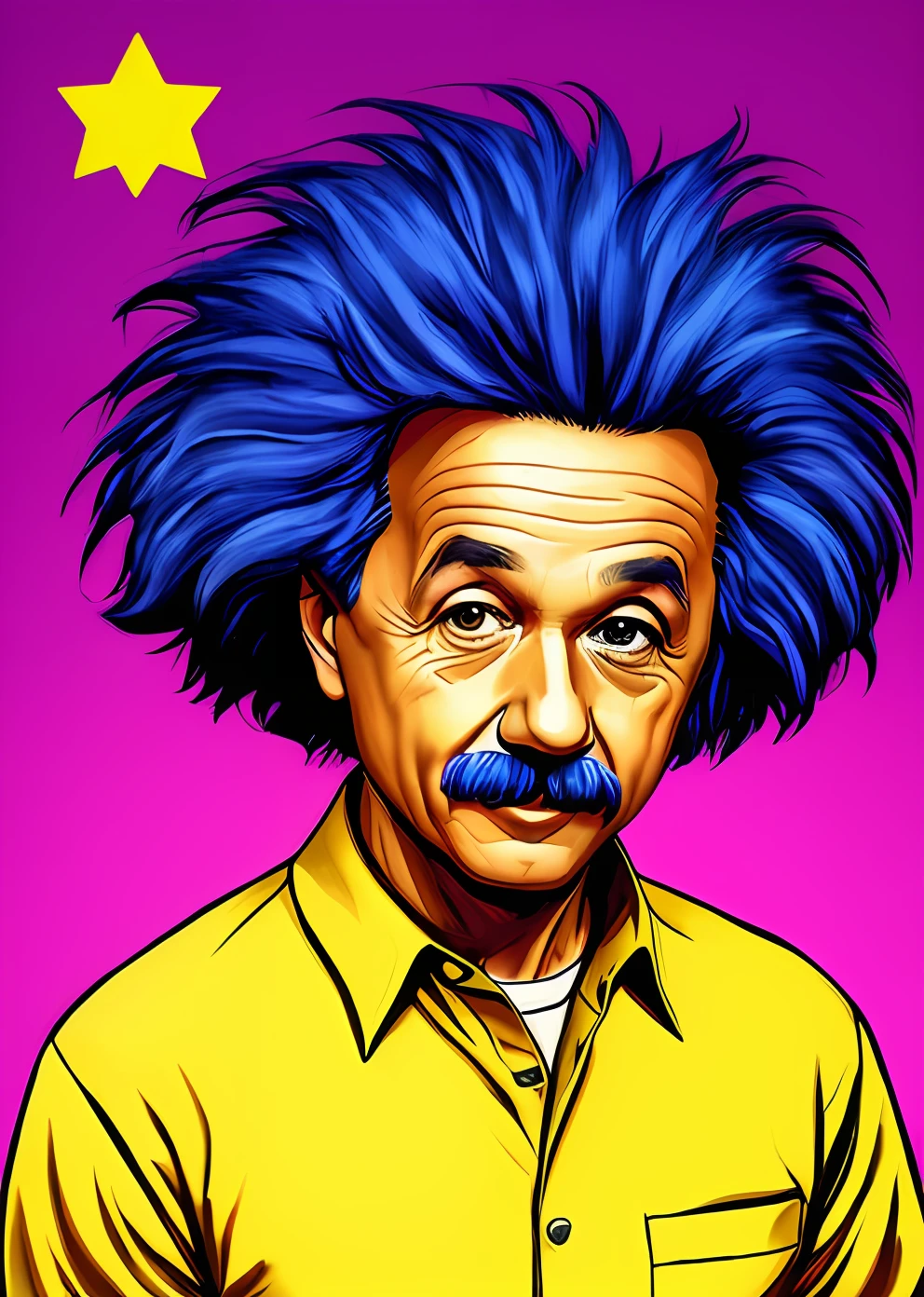 Einstein pensativo