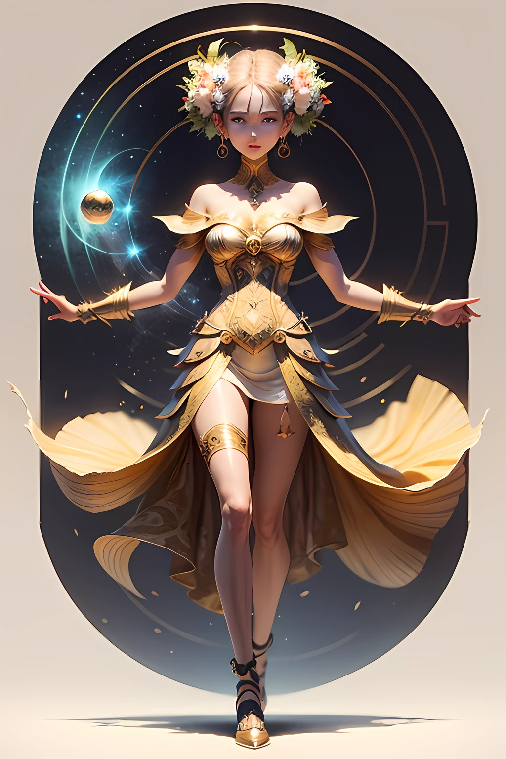Artwork based on the golden ratio、Geometric patterns、 --auto