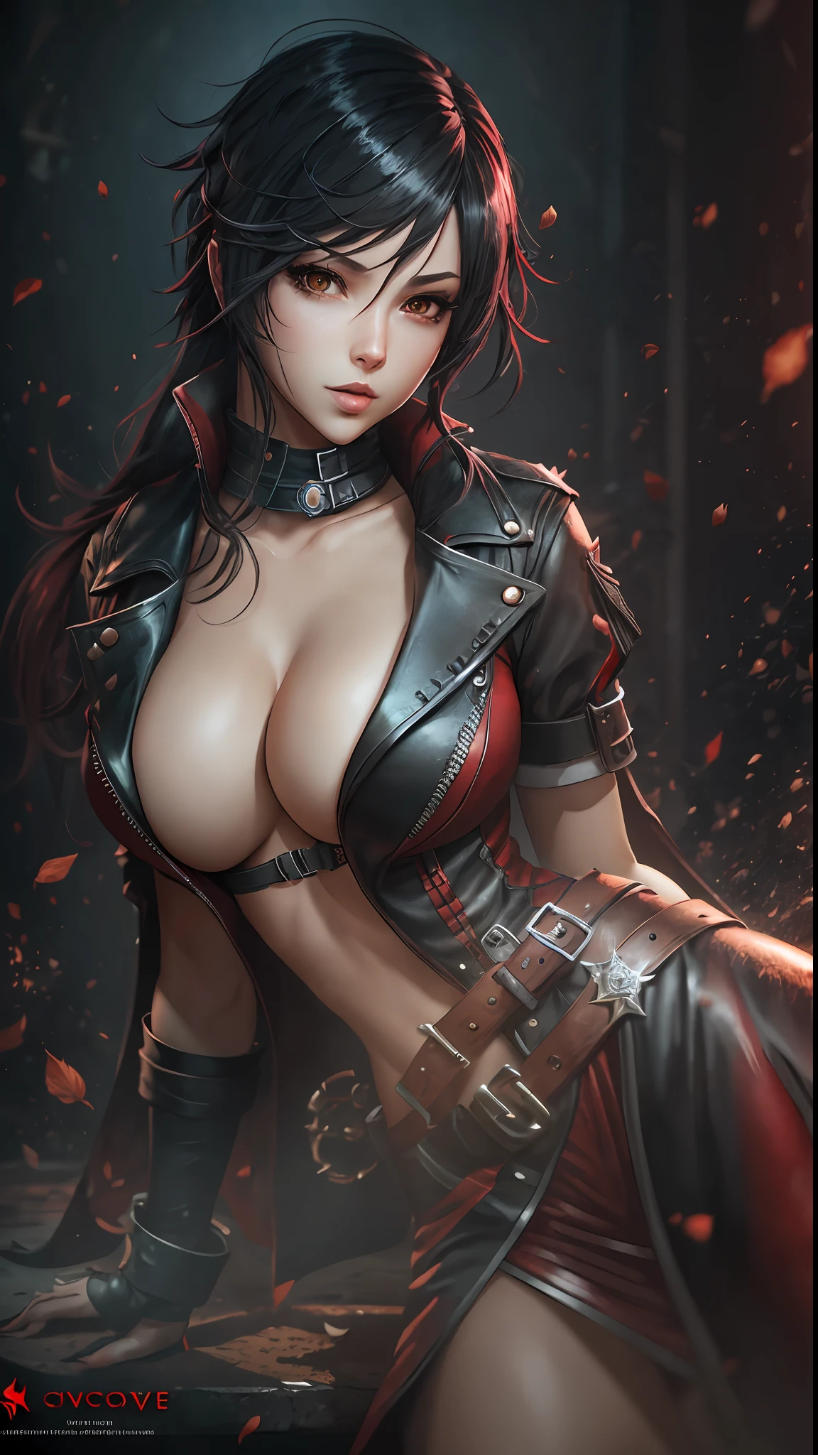 velvet crowe character,beautiful,sexy,red,4k,hdr,upscale --auto --s2