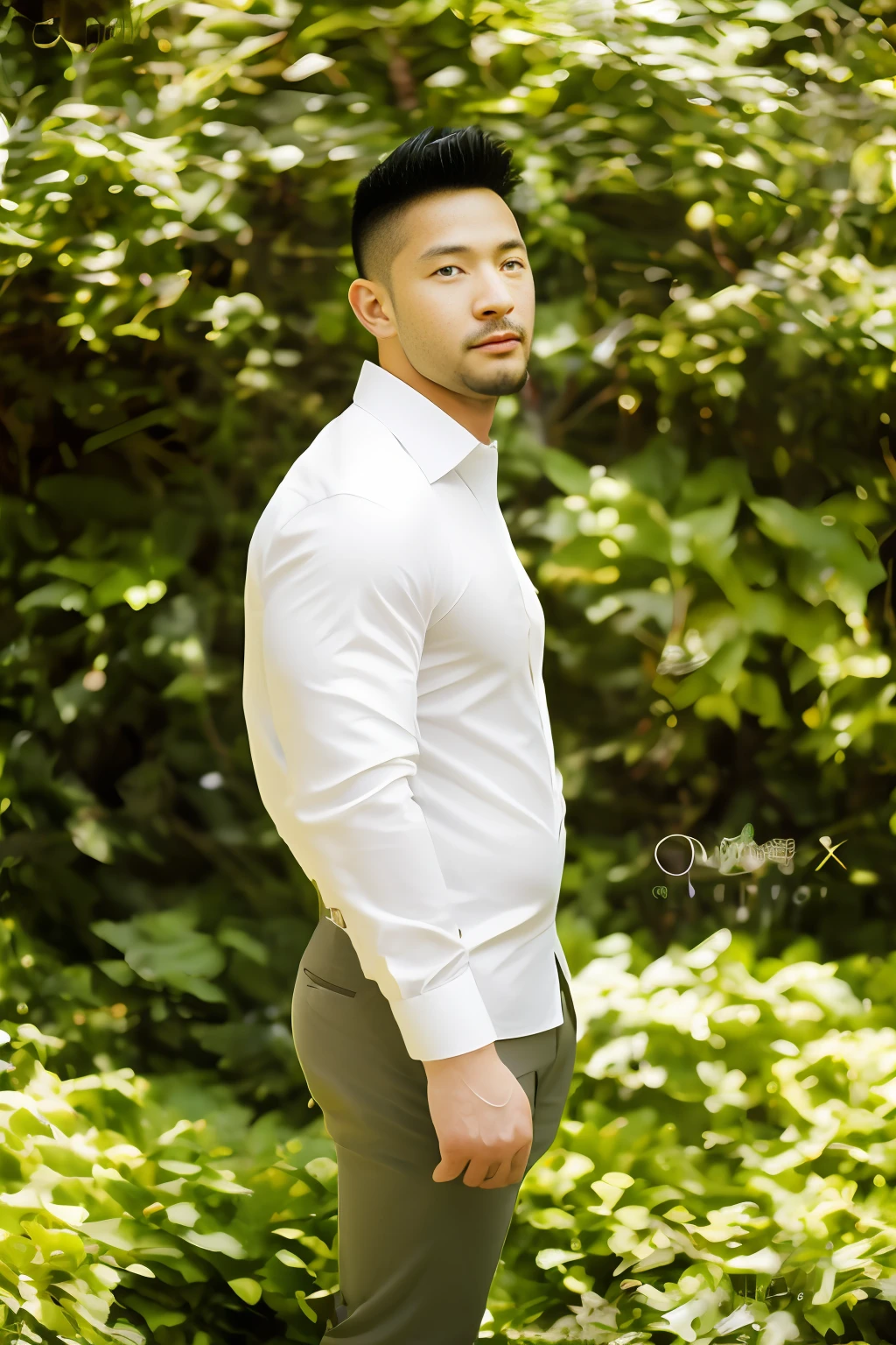 1人, big bump, Stubble,
a 30 year old muscular male wearing glasses, long-sleeve white shirt and tie, wearing leather shoes,
Full body, Soft lighting,
巨作, Best quality, 8K UHD, Digital SLR, filmgrain, Fujifilm XT3 photorealistic painting art