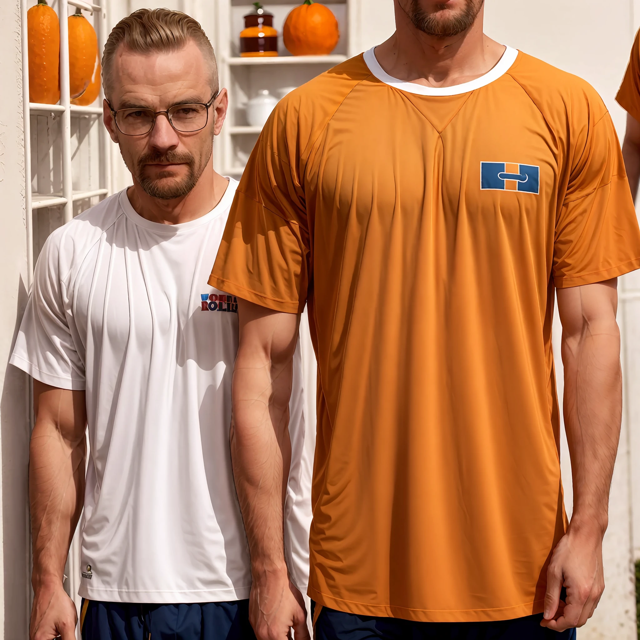 um close up de uma camisa de corrida com uma cor laranja, laterais branco, laranja , laranja, inspirado por Jan Asselijn, inspired by Hermann Rüdisühli, voltar - ver, glorioso, corpo laranja, laranja extremamente coerente, backview, camiseta esportiva, roupas esportivas, mangas curtas