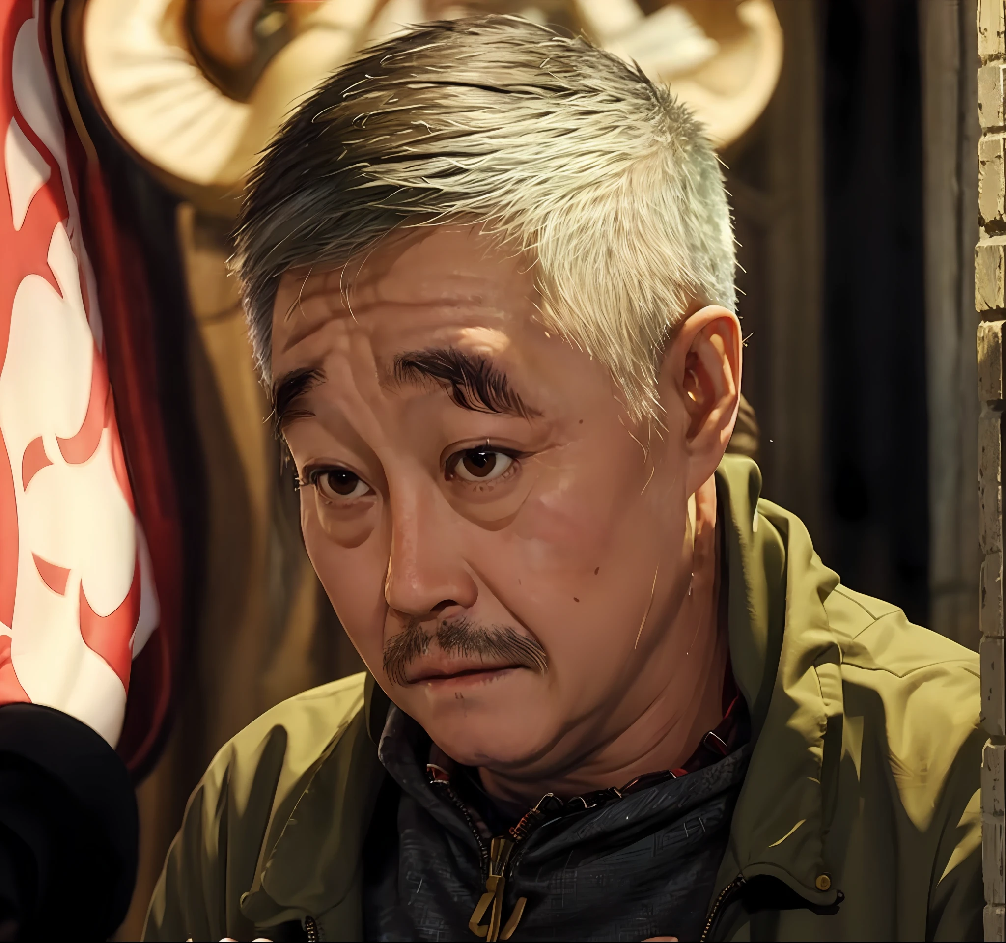 nmasterpiece,Highest quality,high-definition,8K,A guy,Zhao Benshan,Detailed facial features,detailed detail