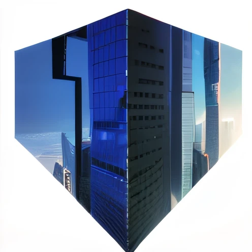 View of skyscrapers from the top --auto
