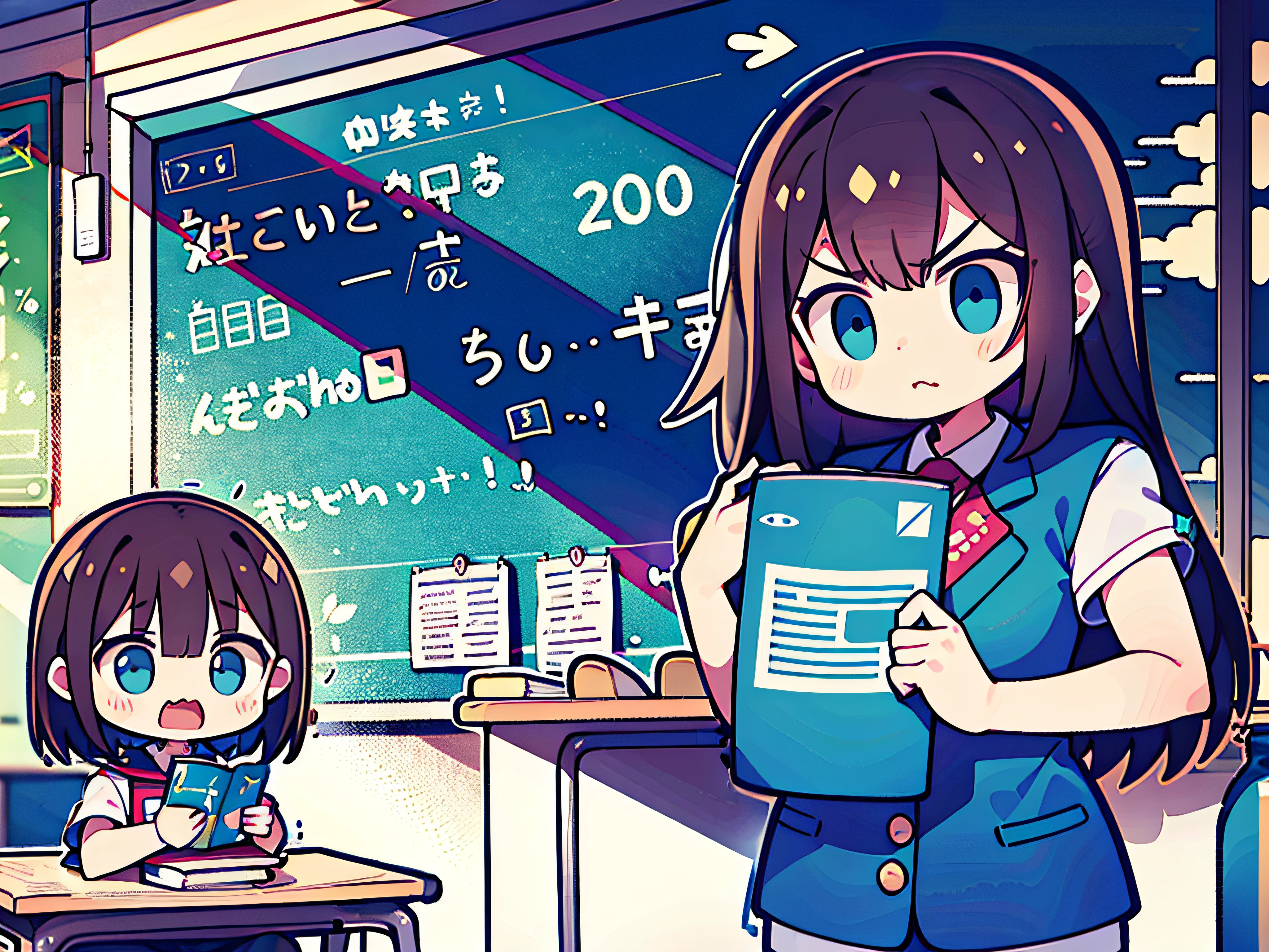 Student clothes,Hold the book,Cutes