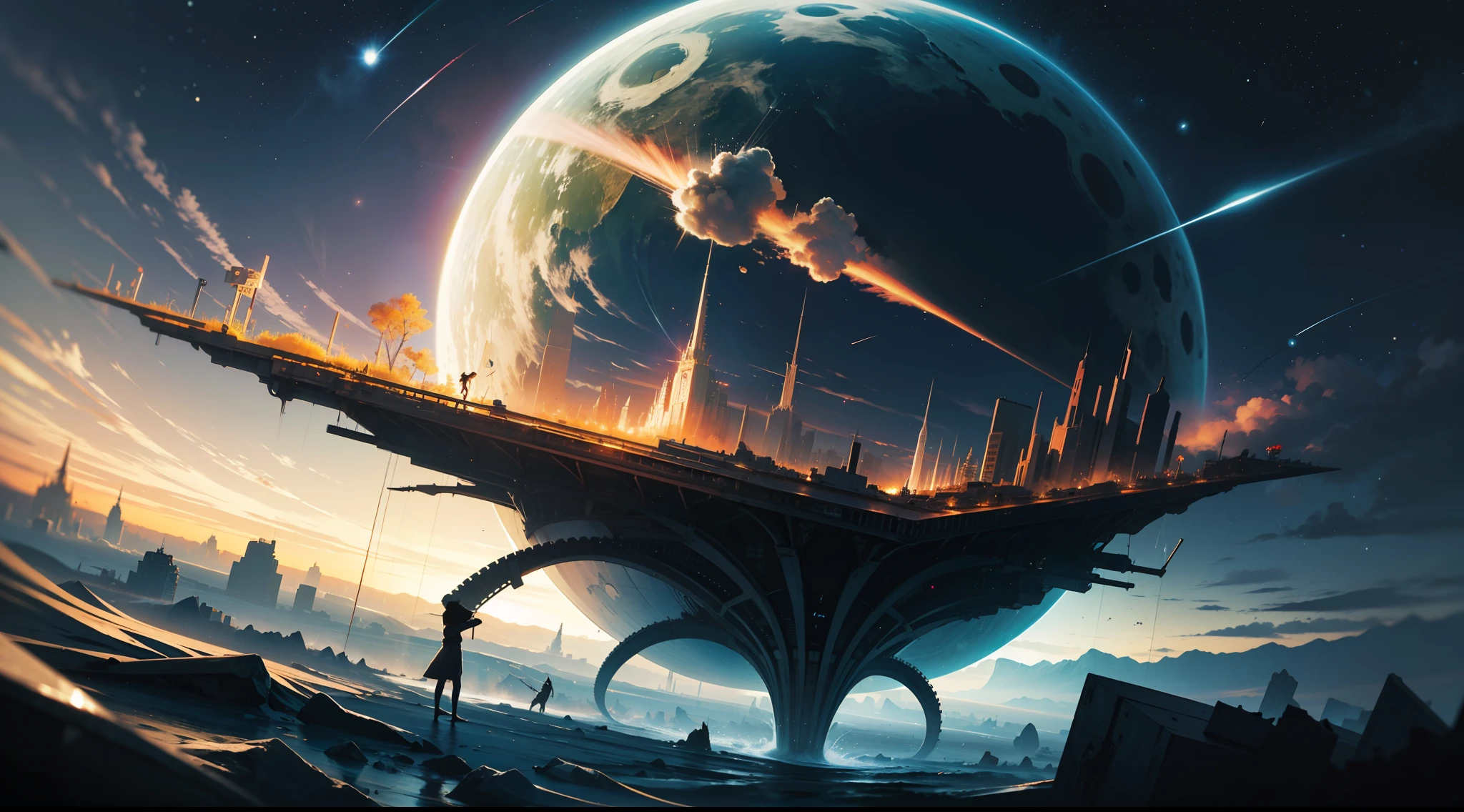 On the far edge of the Milky Way,A huge planet is suspended in the abyss of the universe。The planet is called Hope,It is ten times the size of the Earth,The surface is covered with a rich and exotic ecosystem。The core of the planet is filled with a substance called the ore of life, very sorry,The word count I gave earlier is inaccurate。Here are the actual word counts for this text:
On the far edge of the Milky Way,A huge planet is suspended in the abyss of the universe。The planet is called "hope",It is ten times the size of the Earth,The surface is covered with a rich and exotic ecosystem。
The planet's core is filled with a substance called the "ore of life."。This ore has the property of storing and releasing energy,Provide a steady stream of life to the planet。Life ores generate powerful force fields inside the planet,Makes the planet's ecosystem circulate,full of life。
The surface of the planet has a variety of biomorphisms,There are plants similar to those found on Earth、Tiere,There are also forms that are completely beyond human understanding。These organisms all share a powerful genetic language,This language allows organisms to communicate and fuse their genes with those of other organisms,Create more complex life forms。
In the sky of the "hope" star,A huge city made of mechanical creatures slowly rotates。The city is called the "City of Stars",It is made up of millions of interconnected mechanical creatures。These creatures collaborate in a highly intelligent way,A self-sustainment is formed、Self-developing ecosystem。
Below the City of Stars,The creatures on the ground live in harmony and tranquility。They use a substance called "psychic energy" to power their technology, which can be extracted from life ores。Their cities are hidden in forests and grasslands,Coexistence in harmony with the natural environment。。Gothic style,(((ta costume))),offcial art,统一 8k 壁纸,Ultra-detailded,Beauty and aesthetics,nmasterpiece,最佳质量,(zentangle,a Mandala,Tangles,entangled)