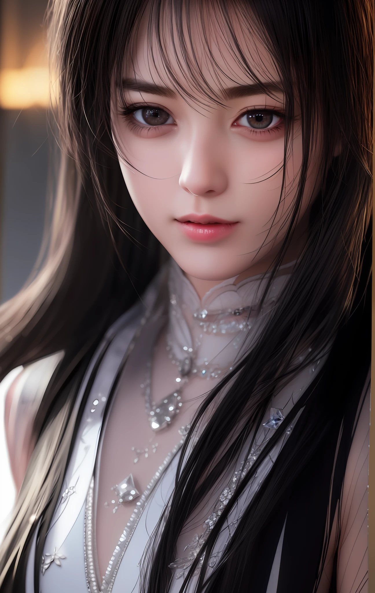 URZAN-6500-v1.1, (Raw foto:1.2), (pphotorealistic:1.4), アニメ、anime stile、Beautiful and moisturized eyes like crystal clear glass、Beautiful detailed woman, very detailed eyes and faces, Beautiful detailed eyes, Ridiculous, Unbelievably ridiculous, huge filesize, Ultra-detailded, Hi-Def, Heavily detailed, beste-Quality, A masterpice,  illutst, Heavily detailed, CT, unification, 8k壁紙, splendid, finely detail, A masterpice, beste-Quality, Highly detailed ticker uniform 8K wallpaper, Light on the face、cinematiclight、1８Year old girl