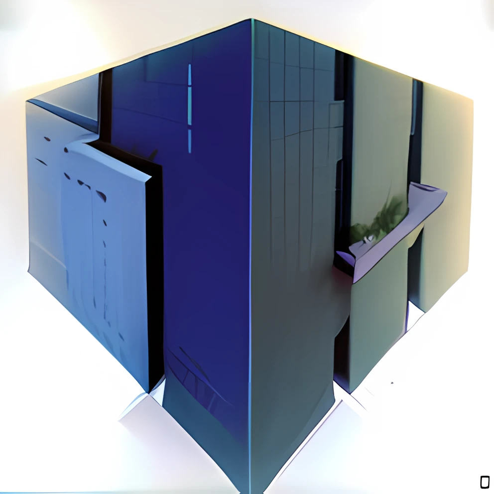View of skyscrapers from the top, SCAN  to BIM aspects --auto