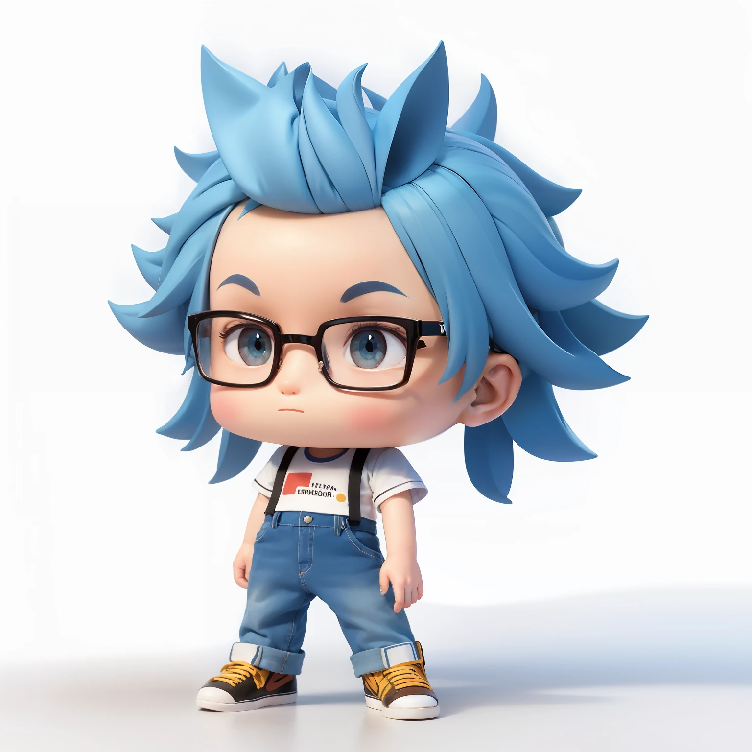 with glasses