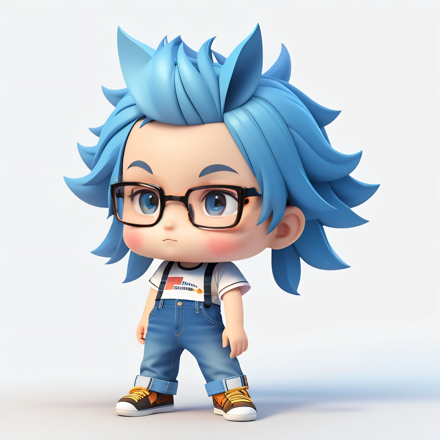 with glasses