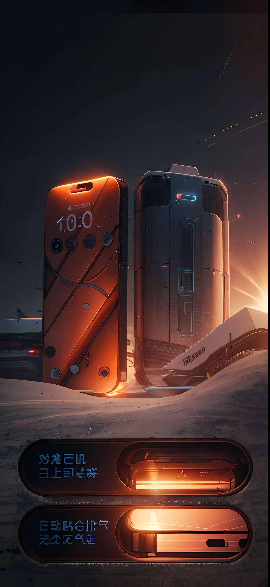ProtossAI, technology, close-up, sci-fi scenes, high resolution, flat