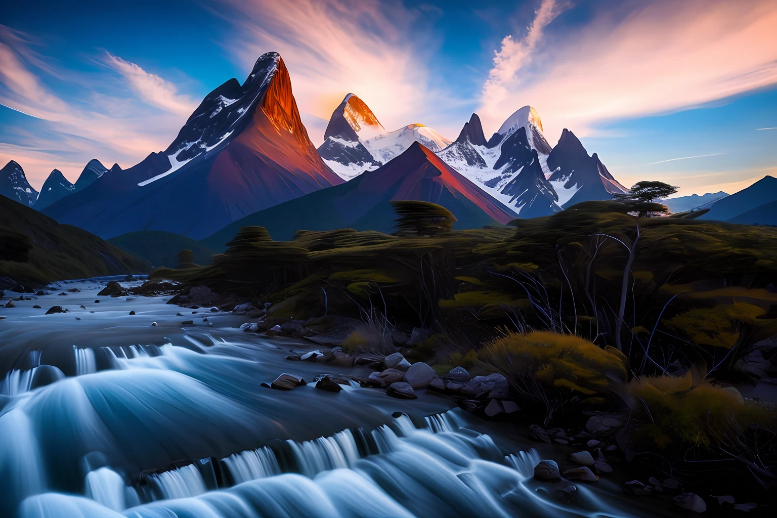 The view of the mountains,A river runs through it, ryan dyar, an amazing landscape image, epic and stunning, Incredibly beautiful, spectacular mountains, andes, the most beautiful landscape, very very beautiful scenery, breathtaking mountains, max rive, Chile, very beautiful scenery, very very very beautiful scenery, enchanting landscape, majestic nature scenery, beautiful mountains, Breathtaking landscapes