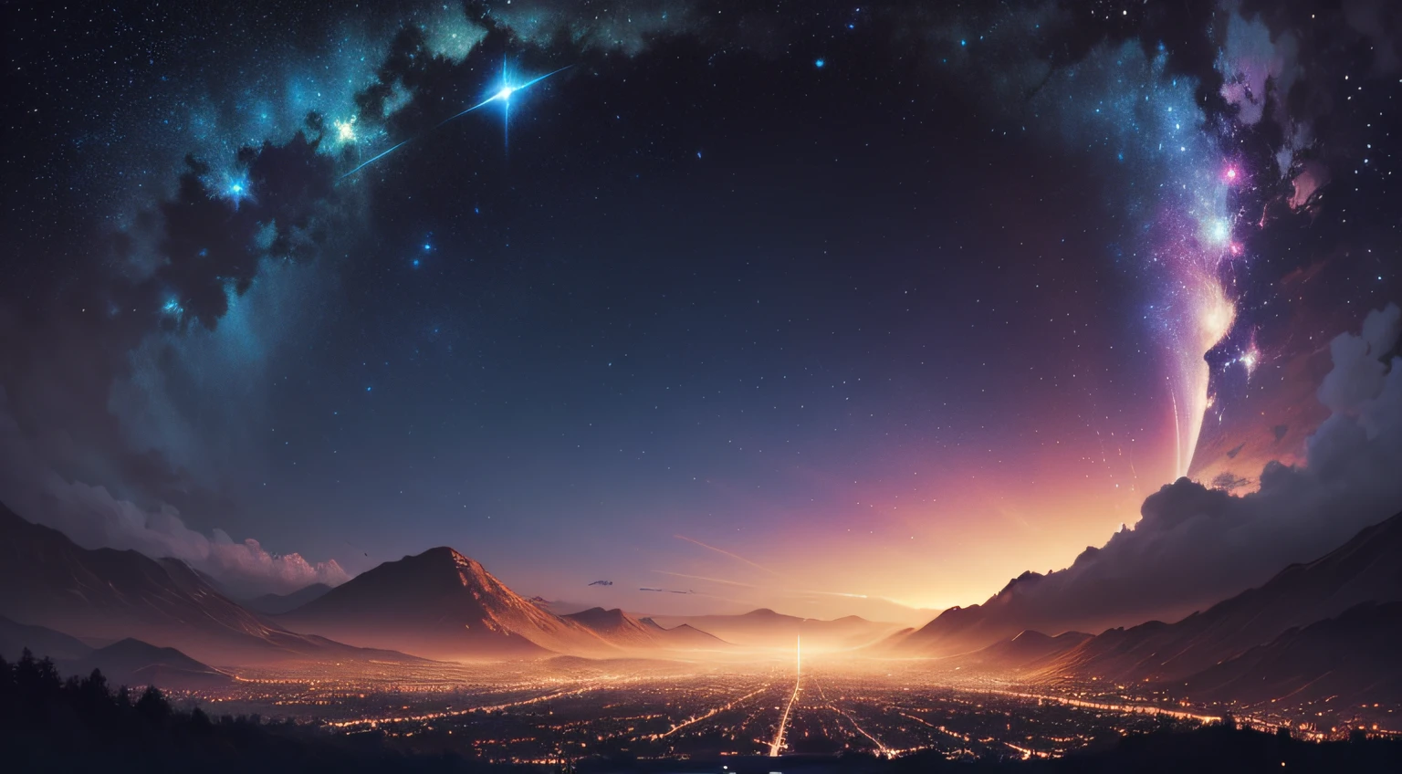 Backgraund、At night sky、stella、Twinkling stars、Fantastical、mystical、by night、naturey