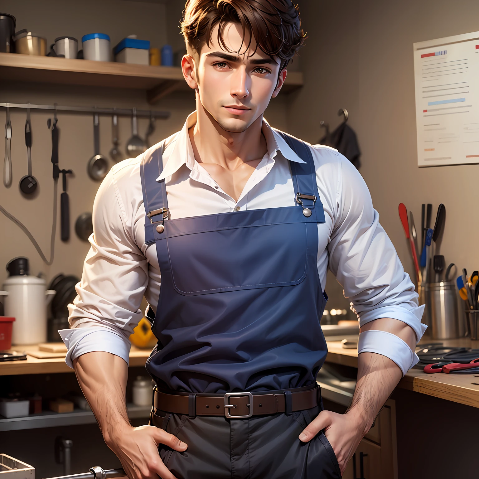 Men's gun overalls --auto