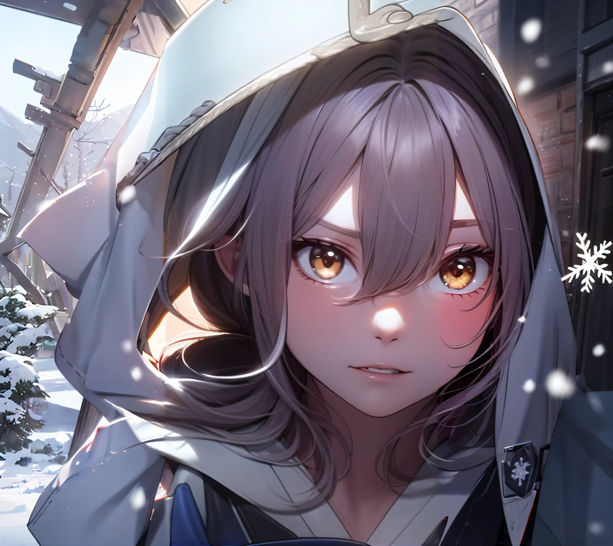 Snowflake scene,nevando,Snowy wasteland