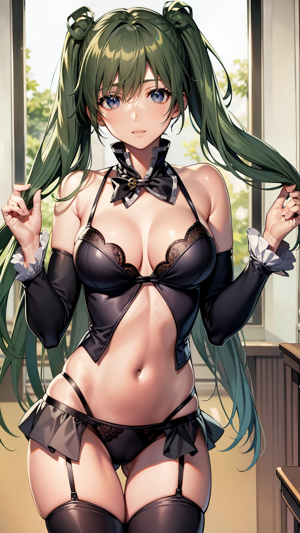 Linalee Lee D.Gray-man Changing clothes beste-Quality Floral Lingerie anime illustrated Classroom 独奏