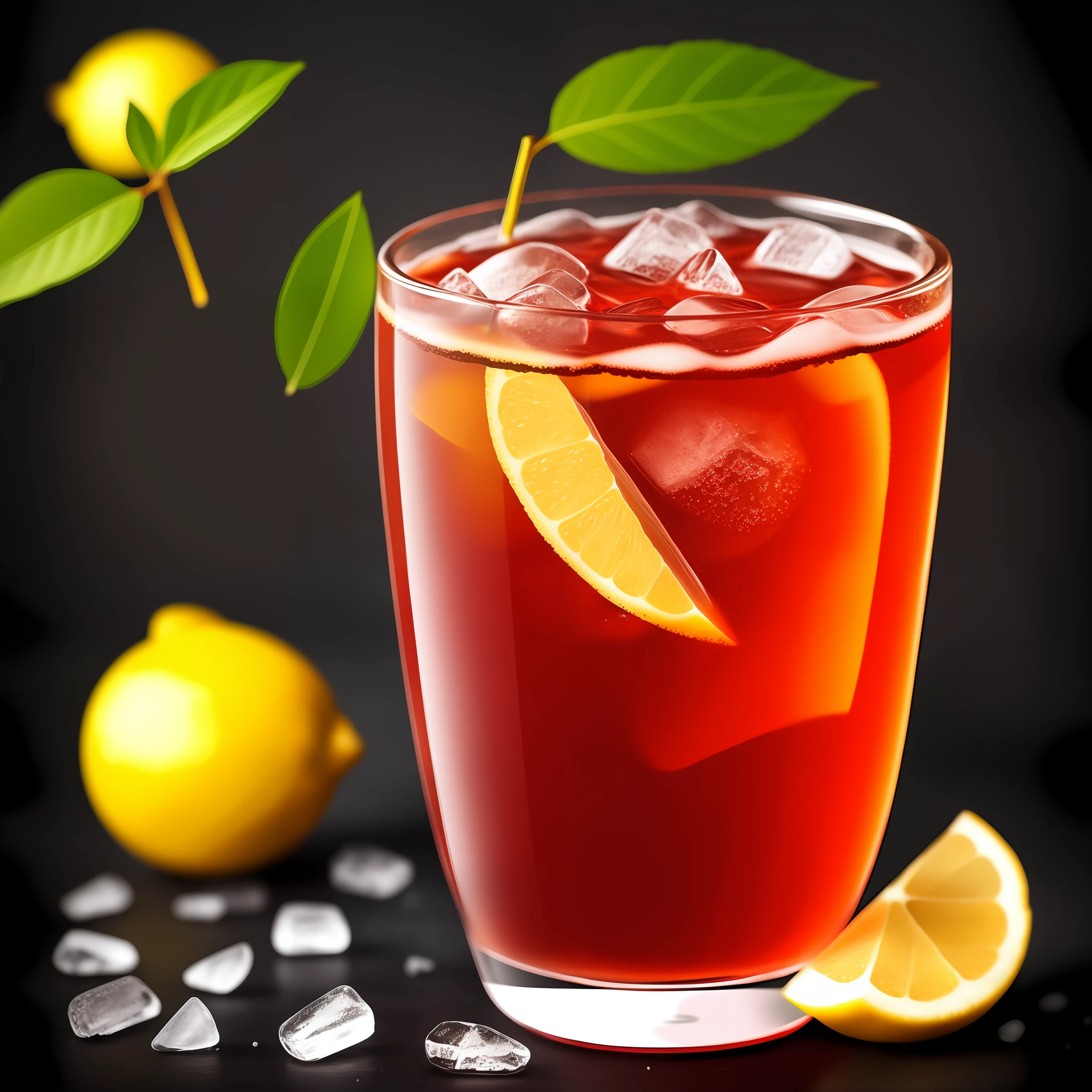 Drinks with cola and lemon slices inside, drawn with photoshop, [ Digital art ]!!, made of drink, made with photoshop, made with illustrator, Digital drawing, Limsa,Coke，drinks, drinking a drink, cel-shaded，There is lemon next to the cup，E-commerce posters