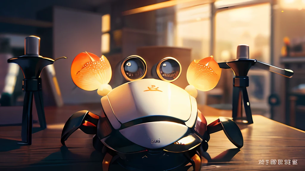 ultrarealistic8kcg,picture-perfectface,Flawless,Clean,巨作,professionalartwork,famousartwork,cinamtic lighting，1 man，1 crab，1woman