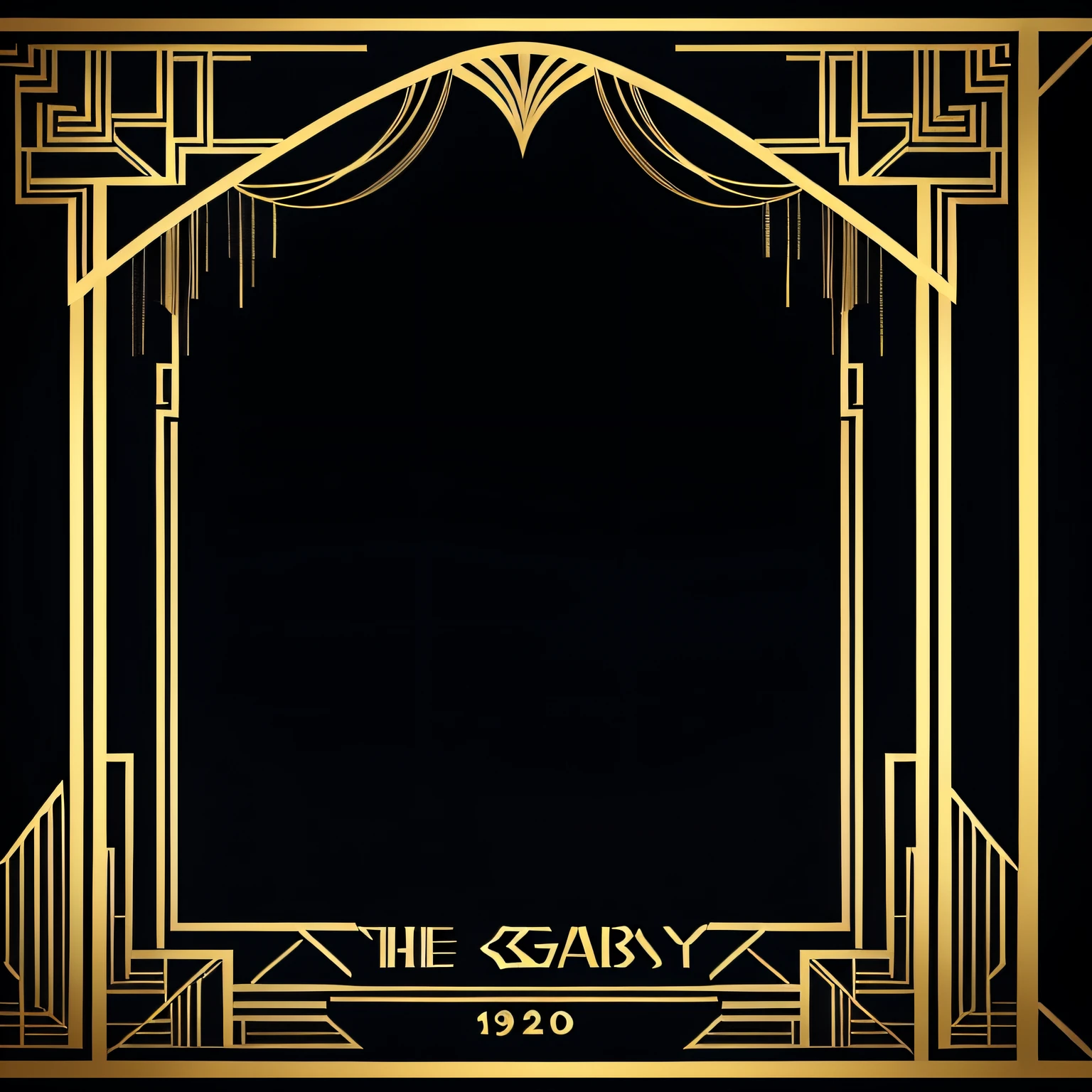 a background at a 1920’s party in the style of “the Great Gatsby”