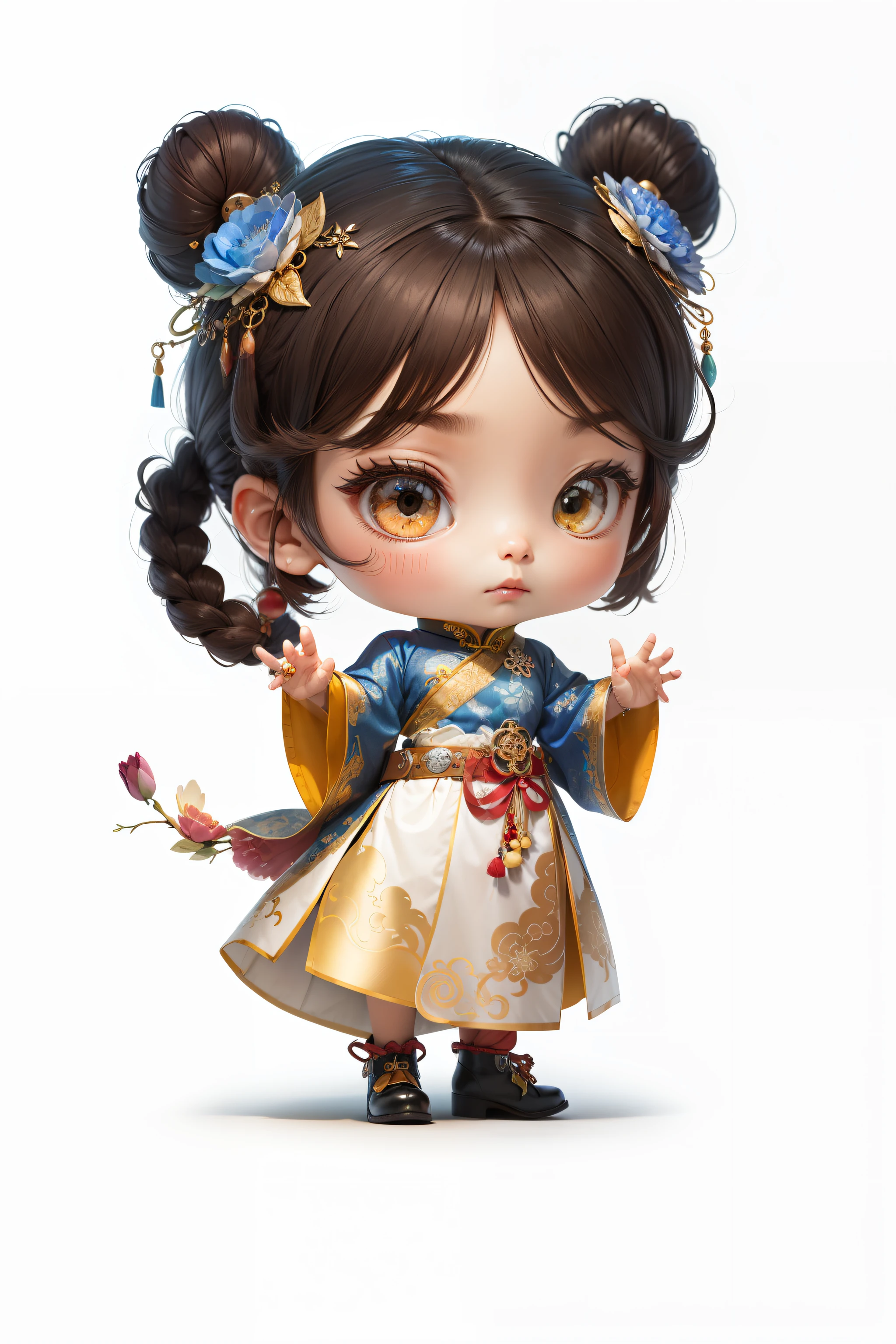 Cloth belt,trinkets,Belt with large pieces of gemstones,Exquisite,Brilliant,Flower ornaments,on cheongsam,Streamers