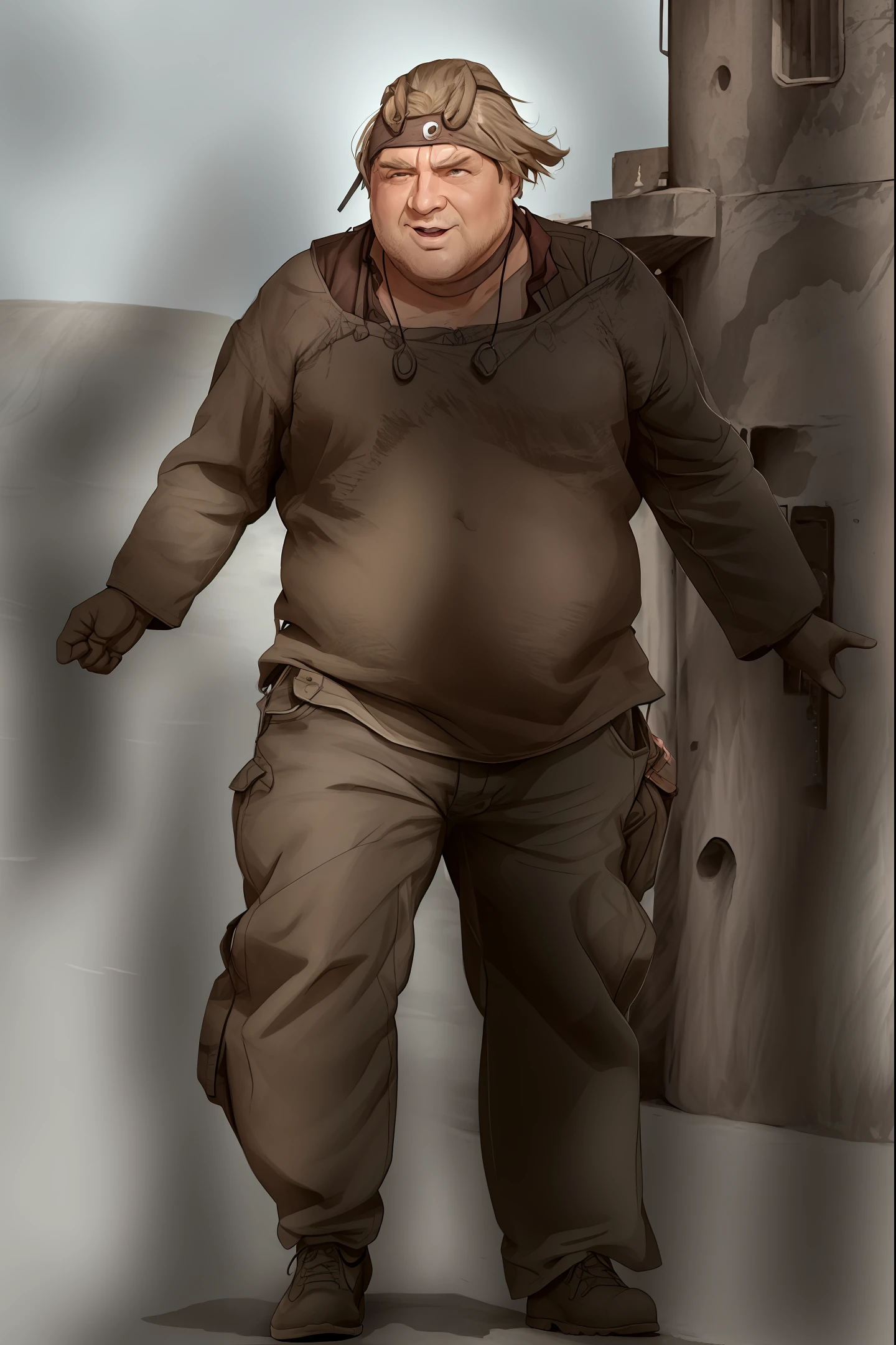 Big fat man