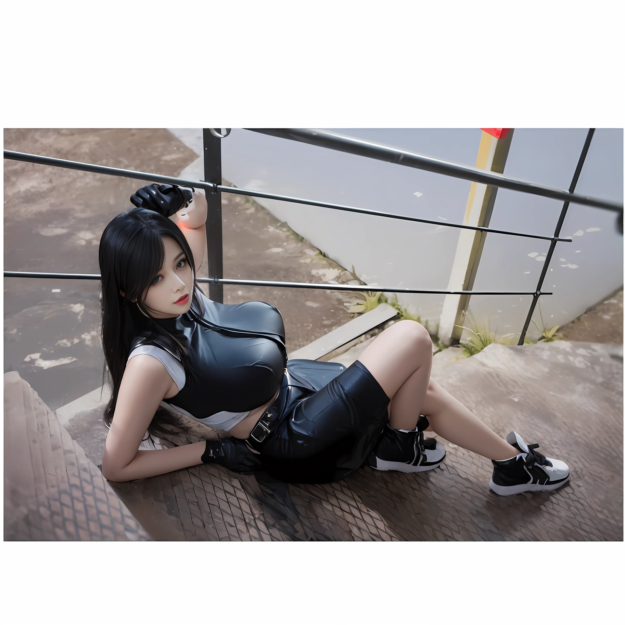 (1girl:1.3), solo, __Body parts__ realistic skin, pale skin, big boobs, official art, unified 8k wallpaper, ultra detail, beauty and aesthetics, beauty, masterpiece, best quality, in cyberpunk city, fantastic atmosphere, calm color palette, peaceful mood, soft shadows, nurse, glamour, huge breasts
