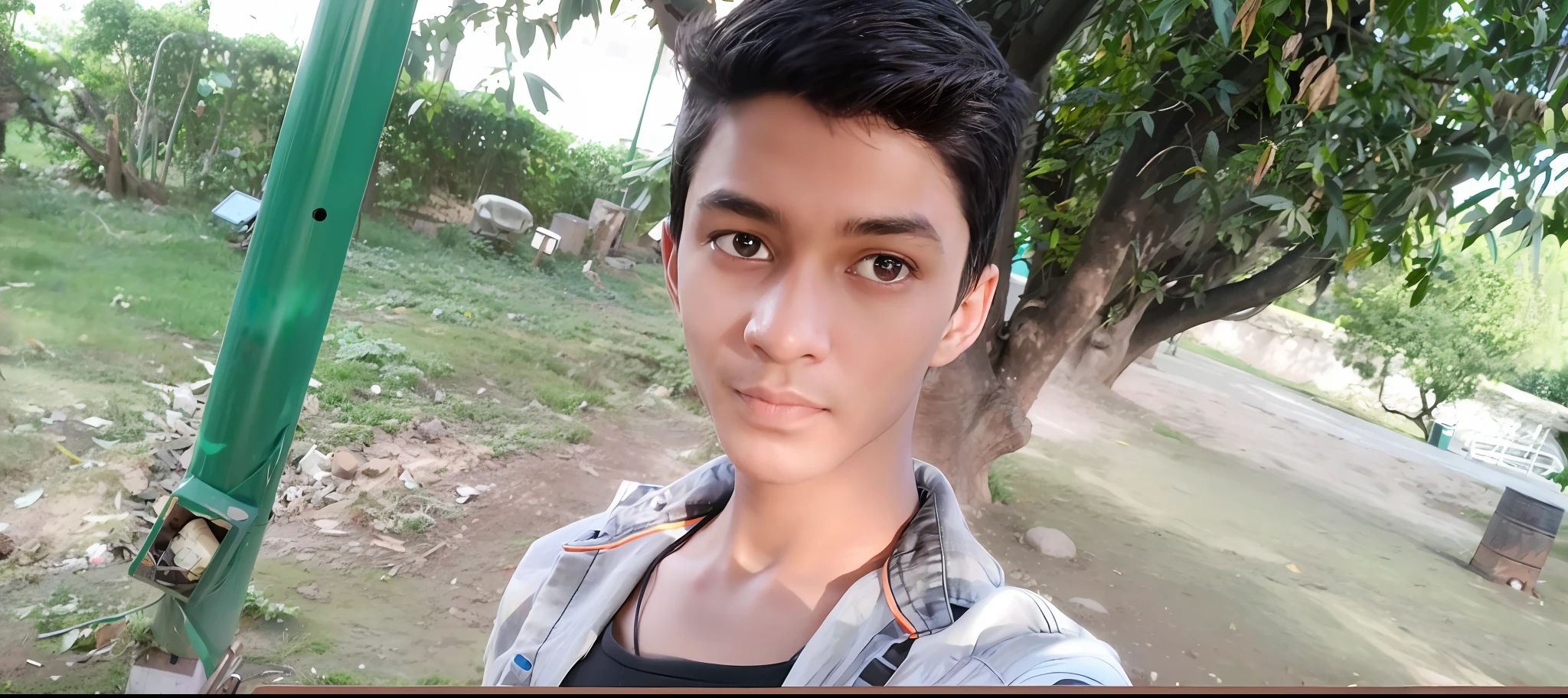 Realistic face , handsome man